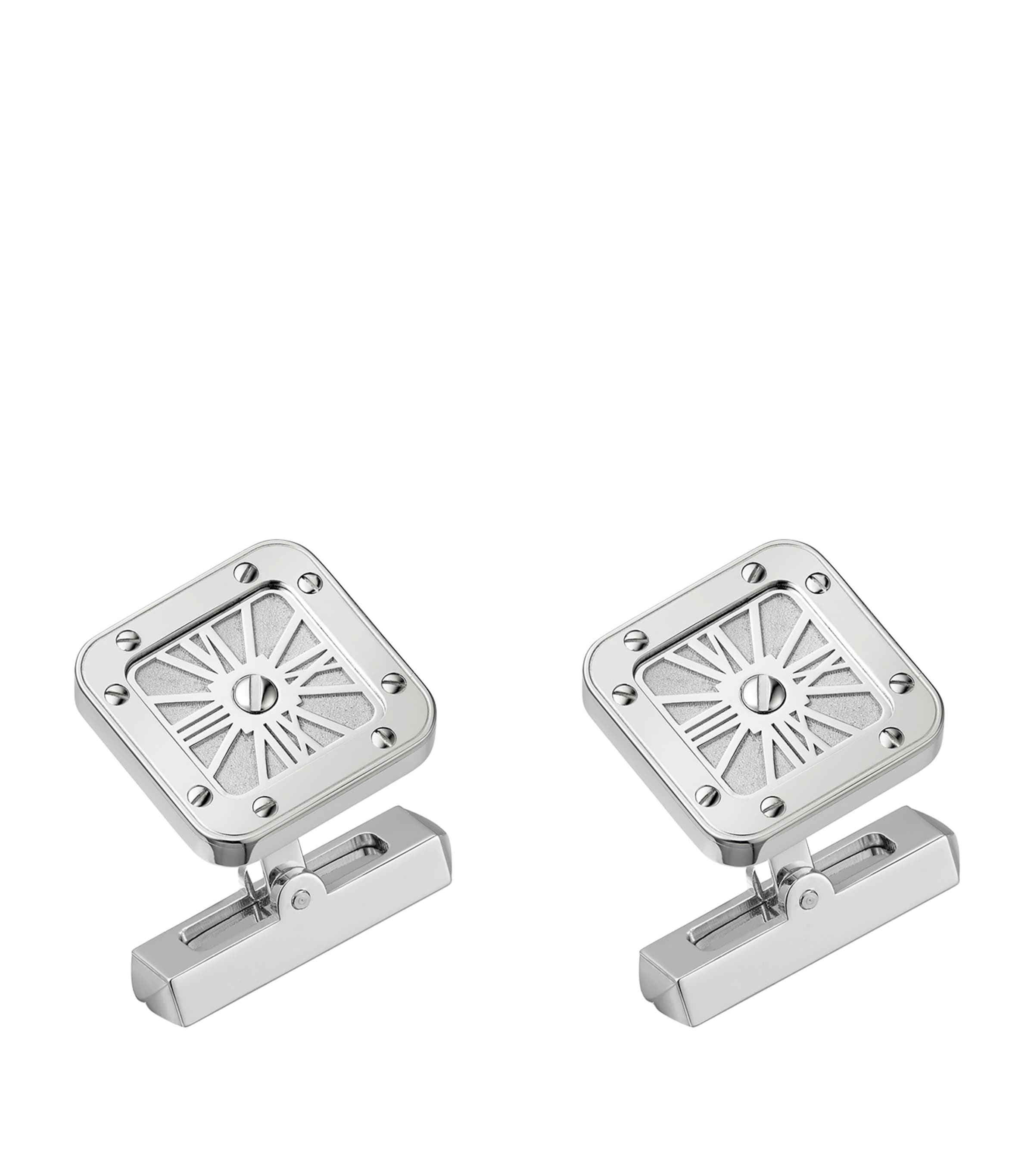Sterling Silver Santos de Cartier Cufflinks METAL Image 1