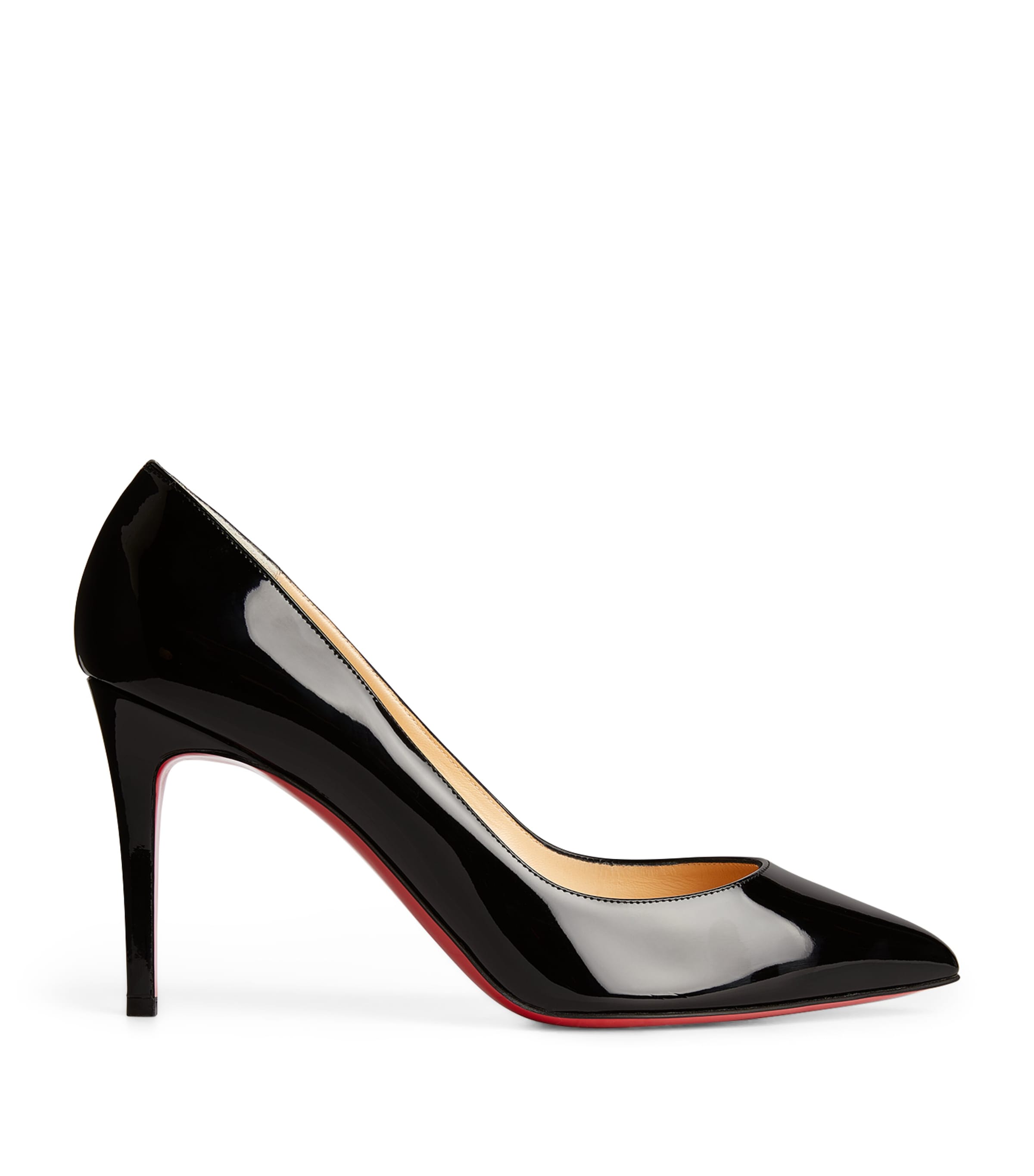 Christian Louboutin Black Pigalle Patent Pumps 85 | Harrods US