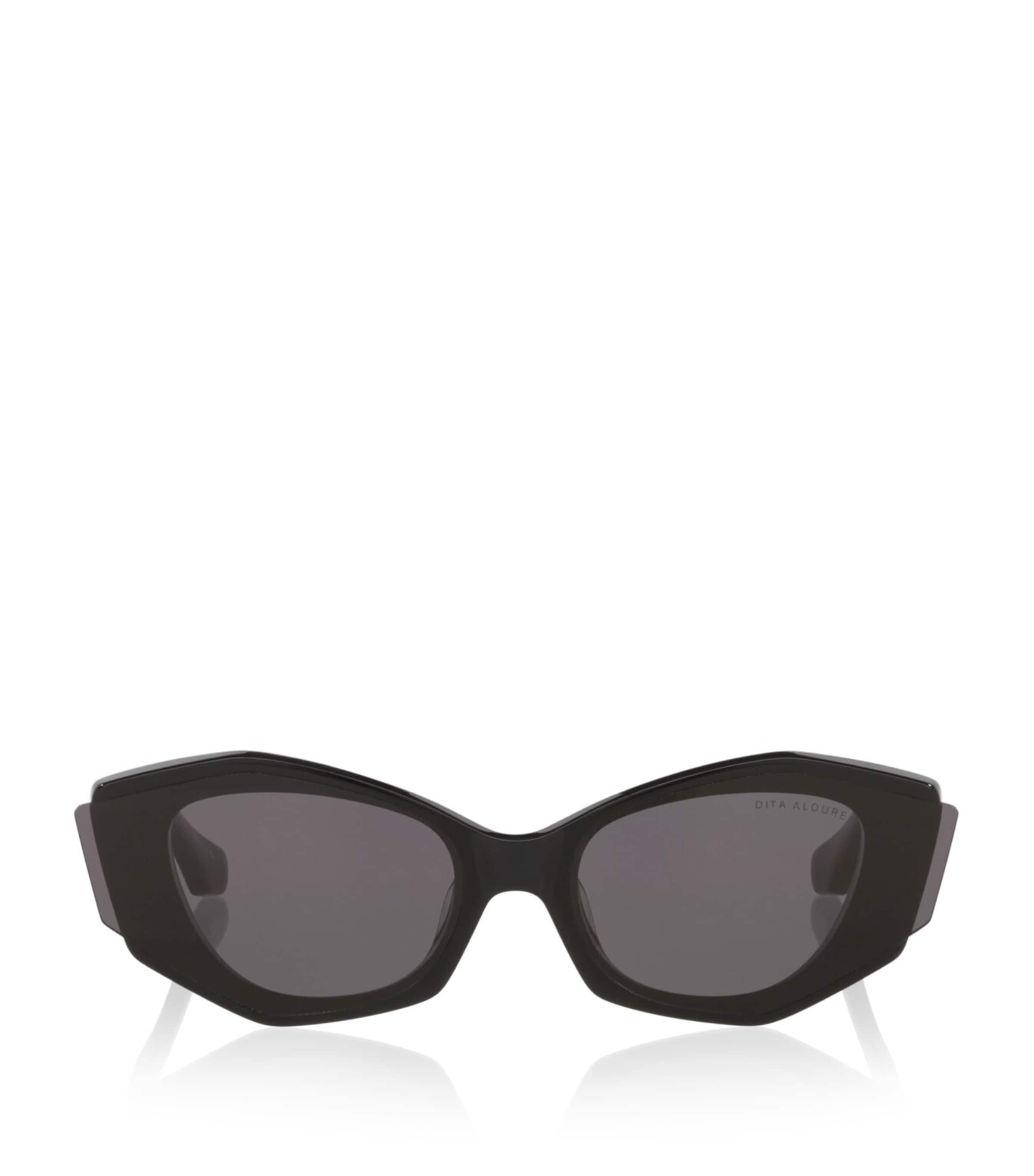 DITA Aloure Angular Cat Eye Sunglasses Black Image 1
