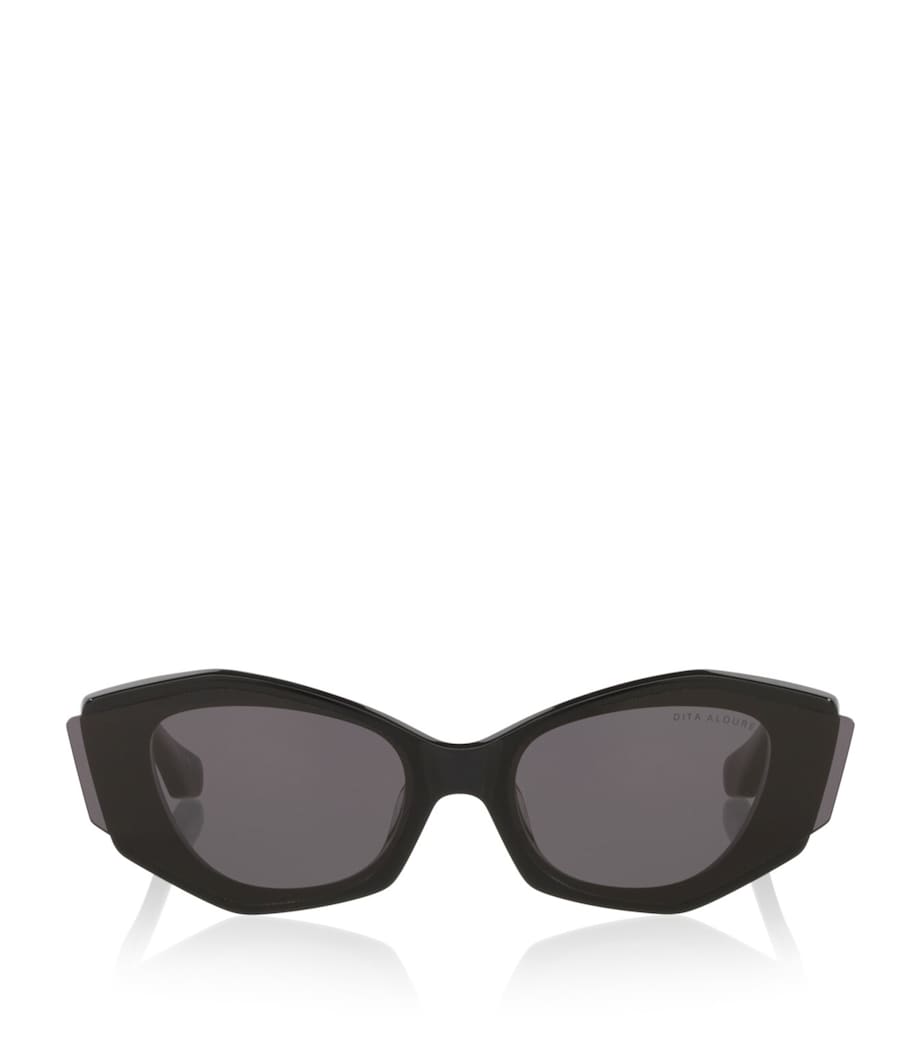 DITA Aloure Angular Cat Eye Sunglasses Black Image 1