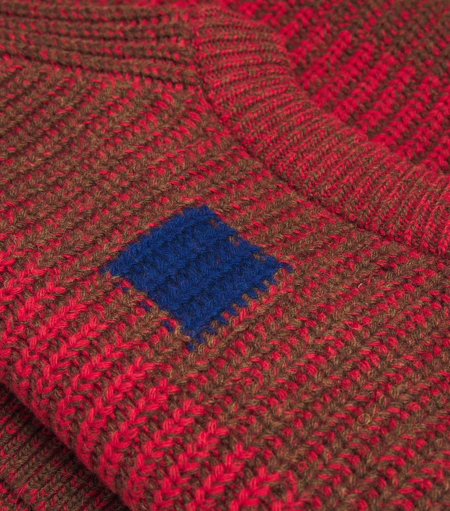x Paul Smith Wool Saddle Sweater ROSETTE RED Image 5