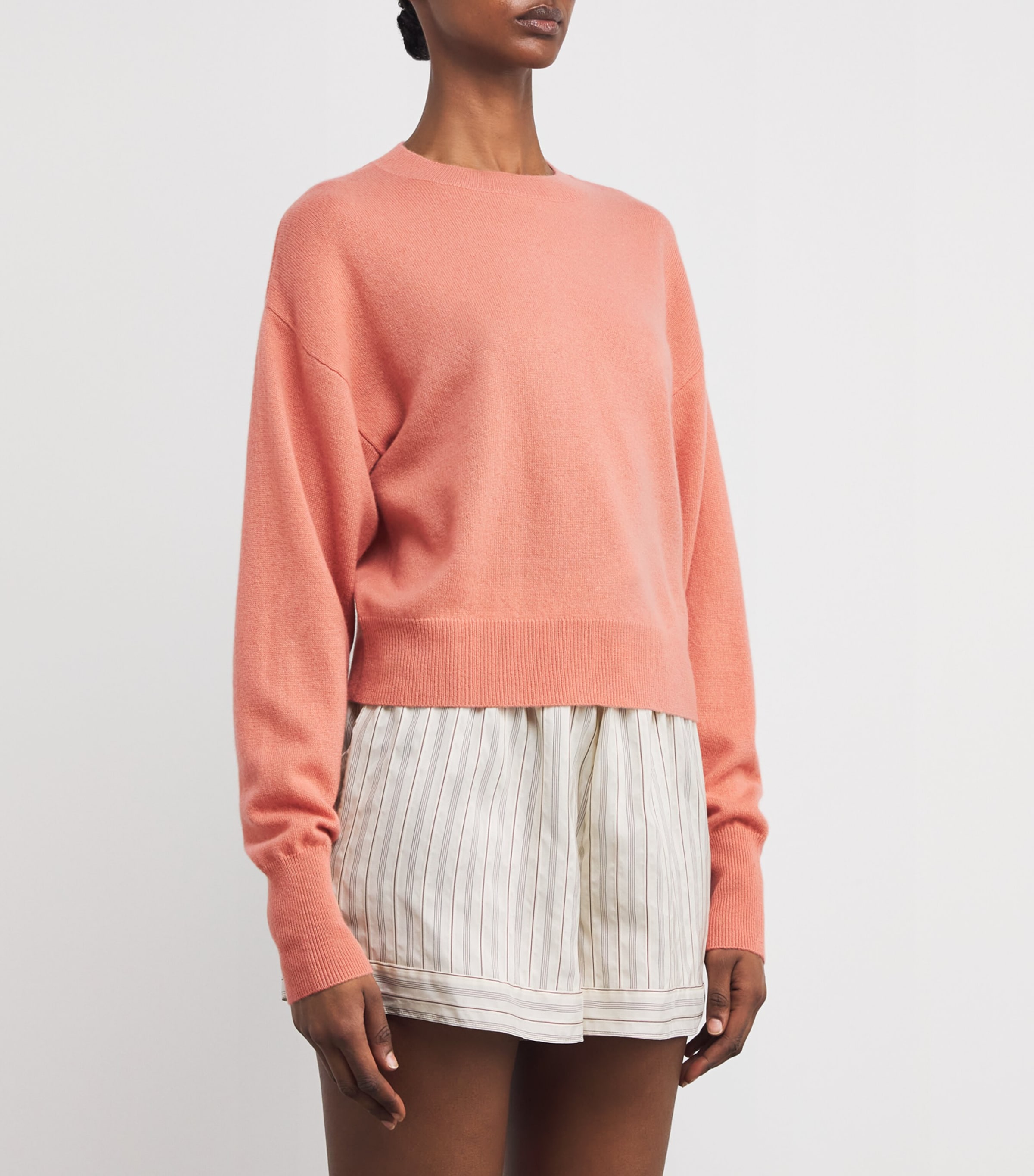 Organic Cashmere Menorca Sweater NEW PEACH Image 3