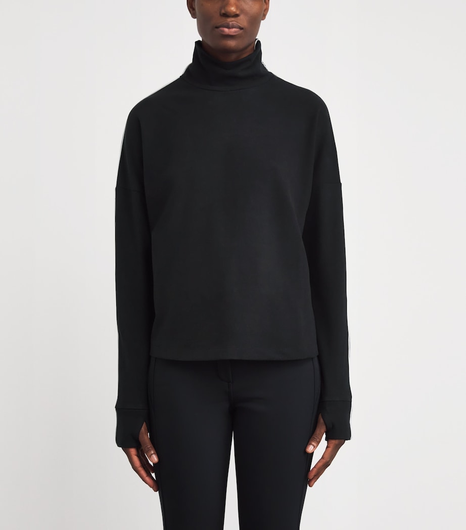 Brushed Rona Sweater BLACK / SNOW WHITE Image 3