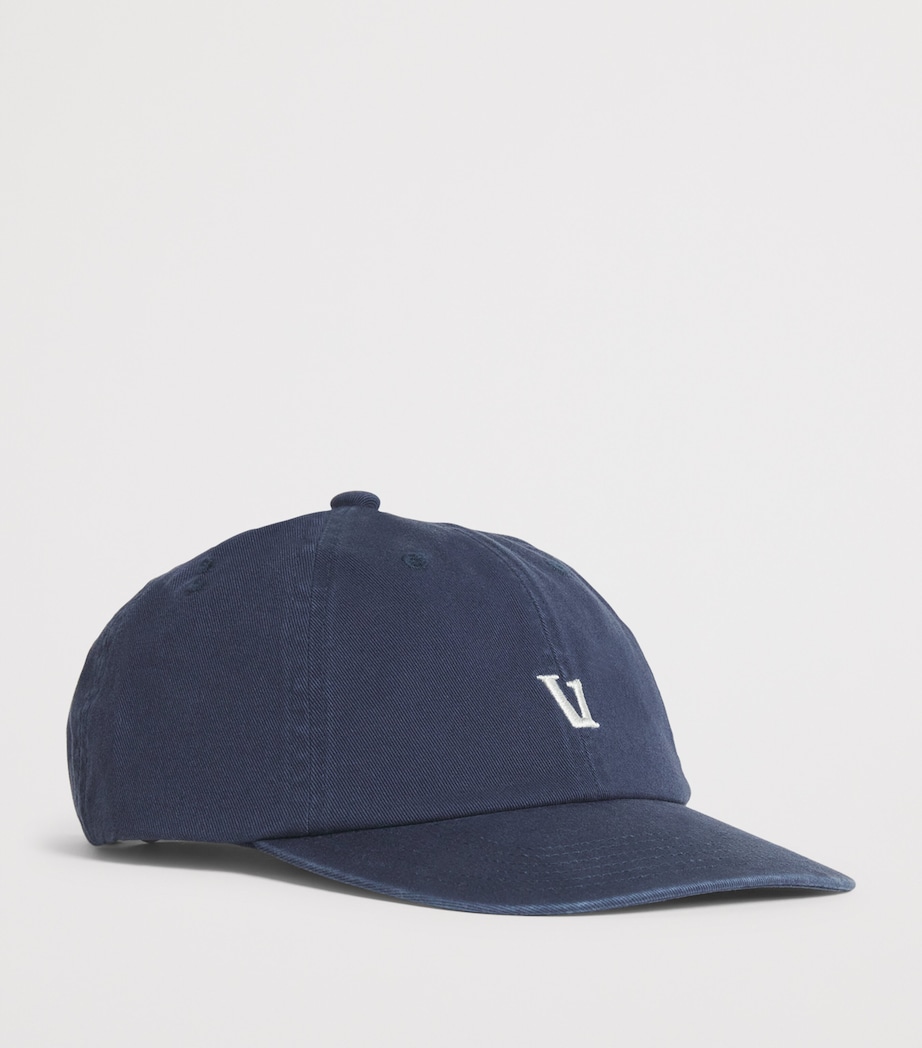 Cotton Dad Hat Baseball Cap NVY-NAVY Image 2