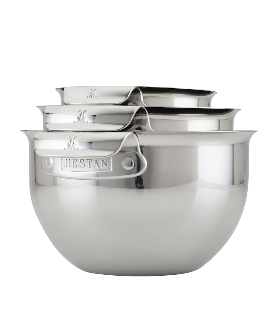 Stainless Steel Mixing Bowls (Set of 3) SILVER Image 3