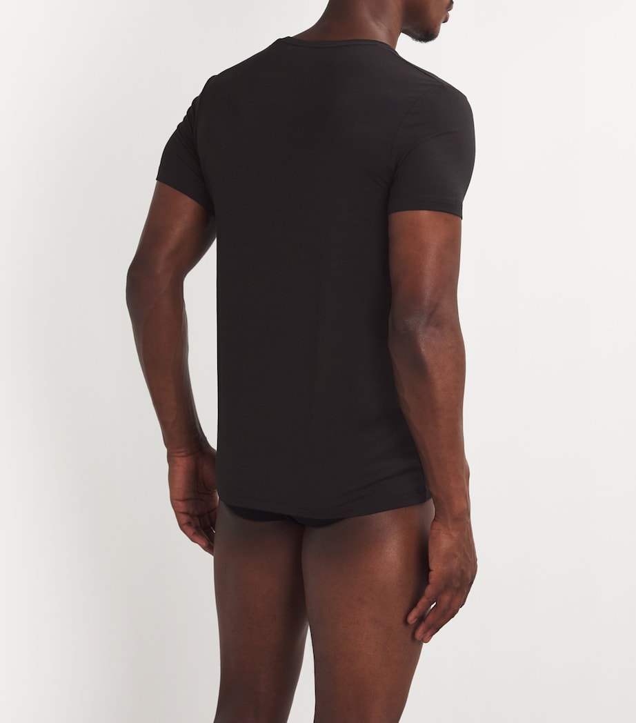 Wool-Blend Daily ClimaWool T-Shirt 3000/BLACK Image 3