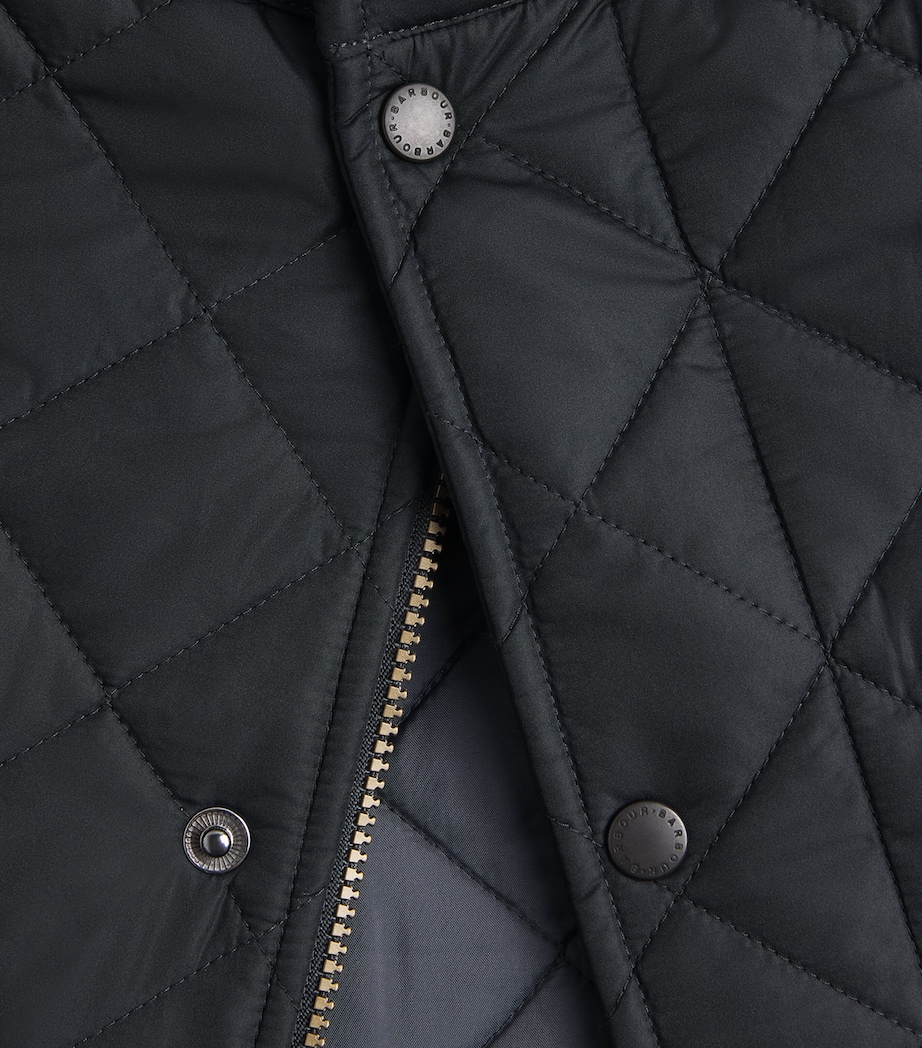 Barbour Mens Chelsea Sportsquilt Jacket Black Image 6