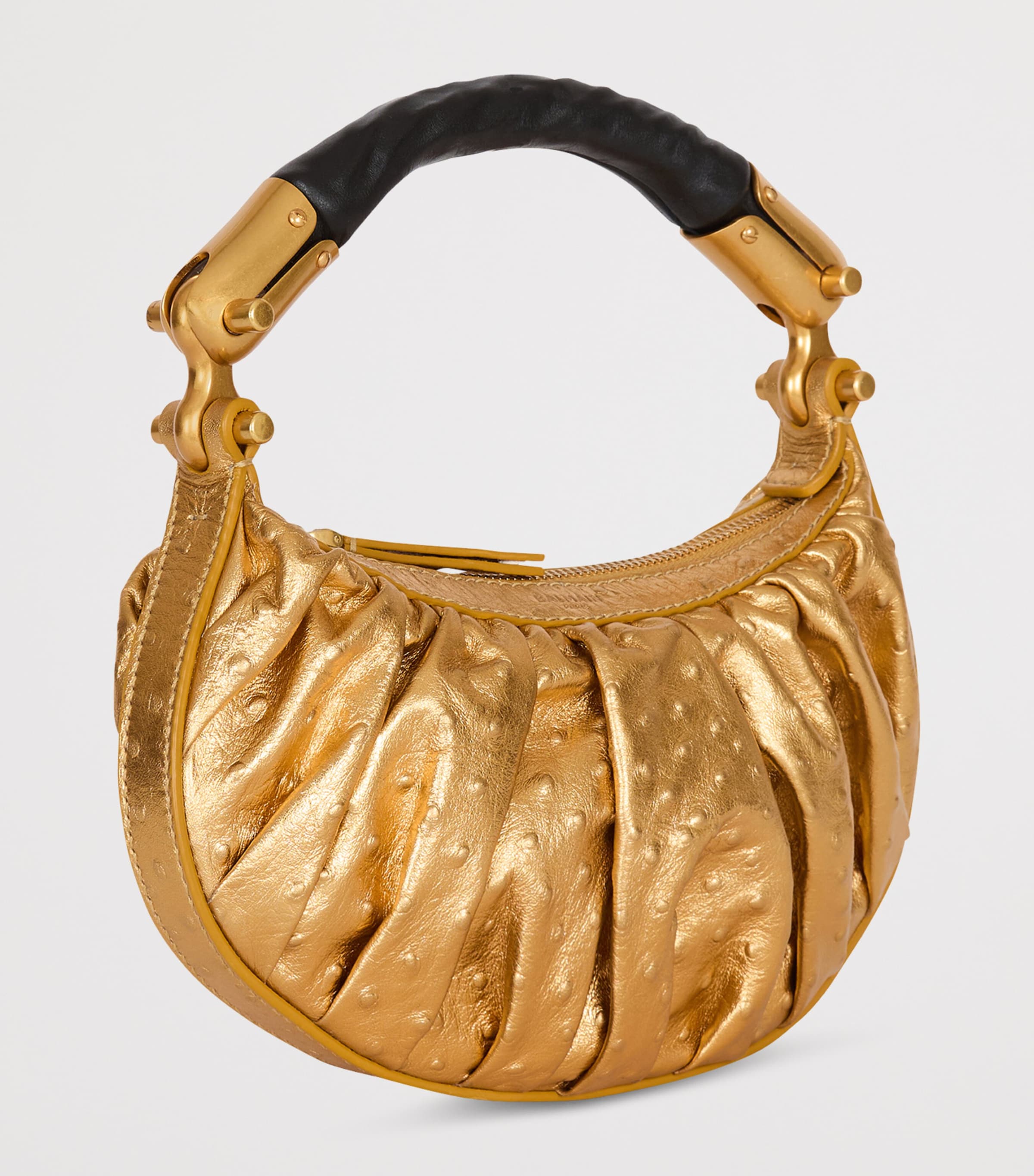 Mini Leather Ebene Top-Handle Bag 1KA OR Image 3