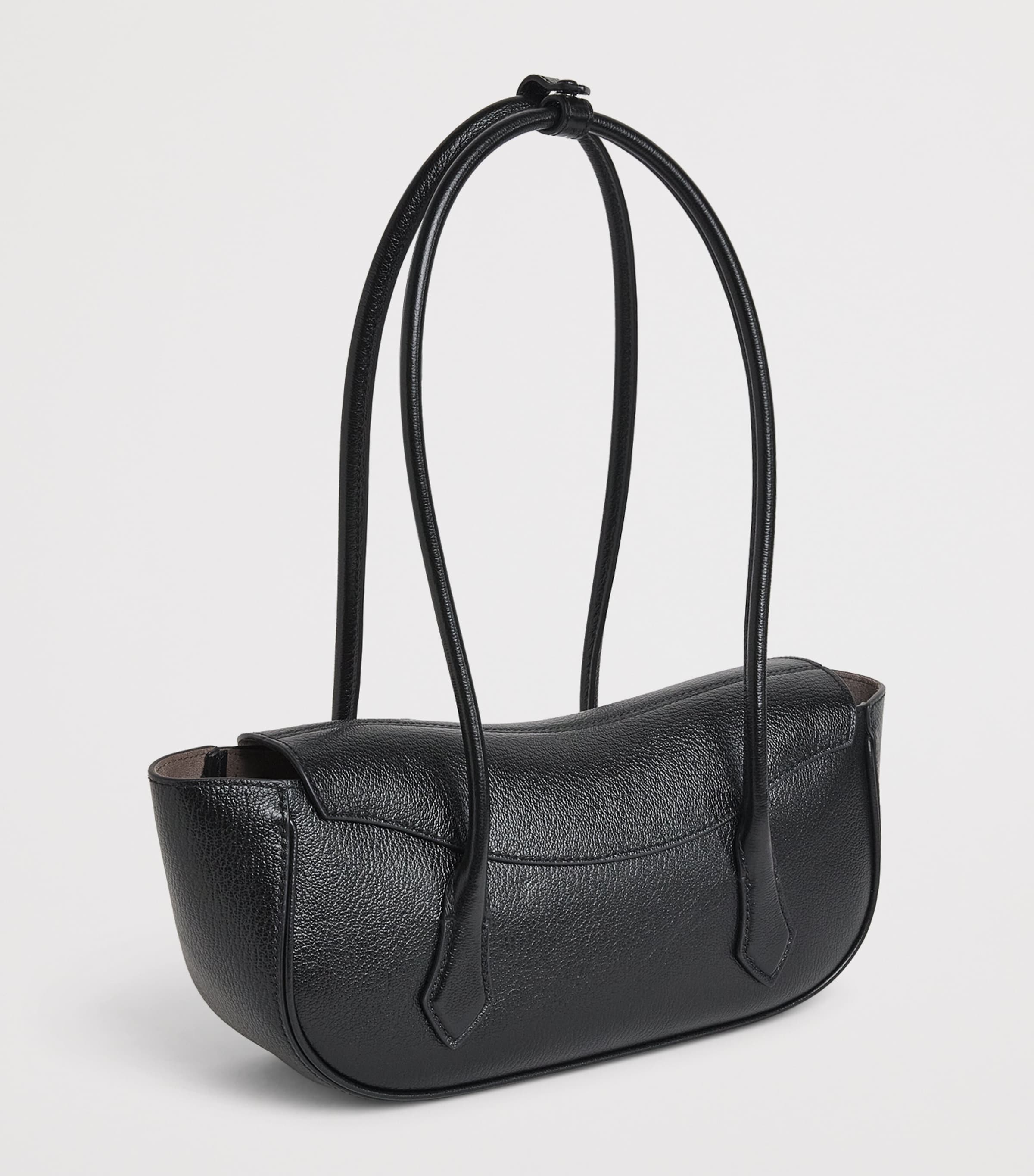 Polo Ralph Lauren Small Leather Polo Blaze Shoulder Bag Black Image 3