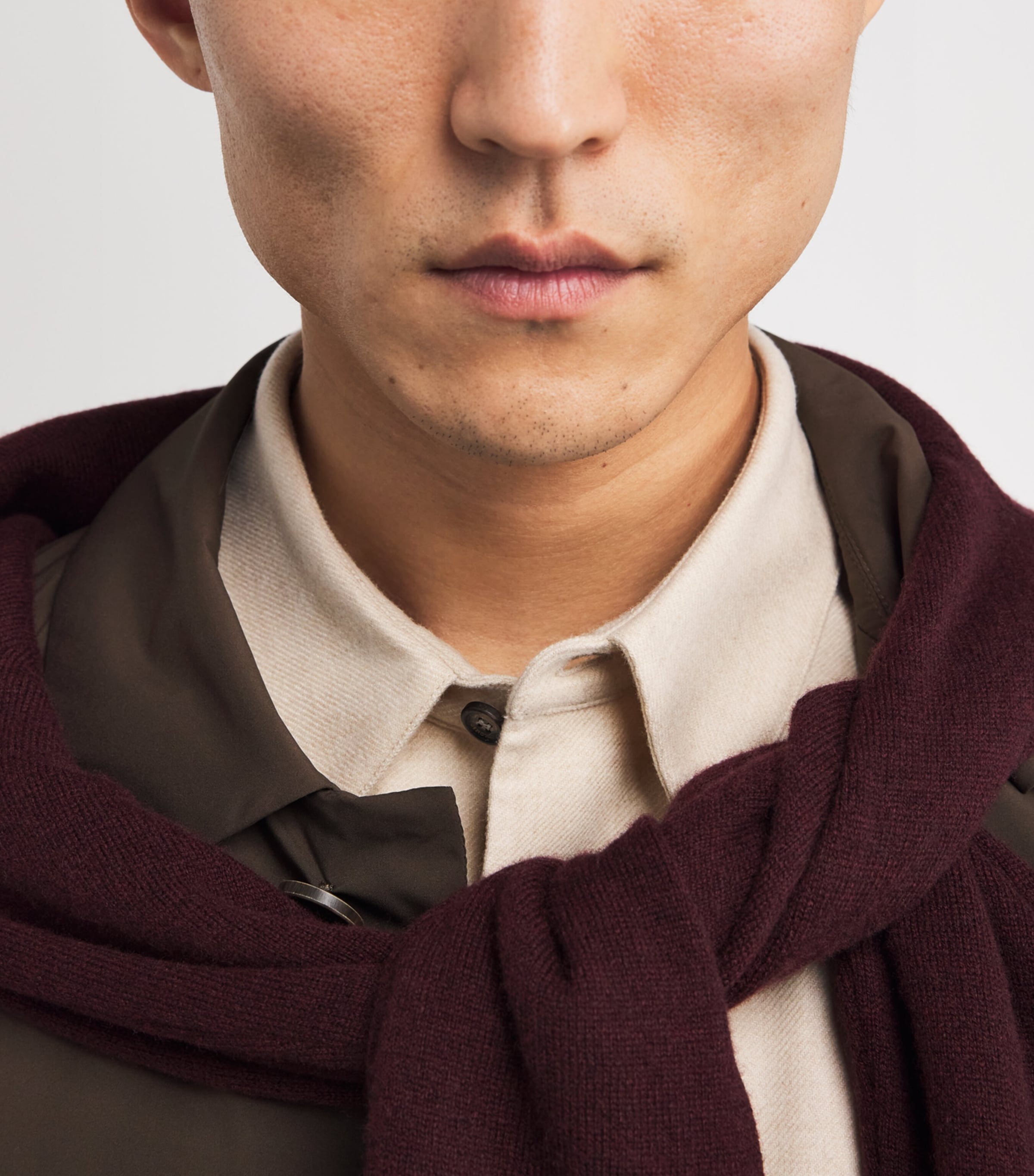 Cashmere Shirt NATURALE WHITE 9009 Image 7