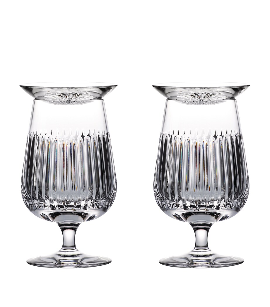 Waterford Set of 2 Aras Snifter Glasses with Caps (250ml) Clear Image 1