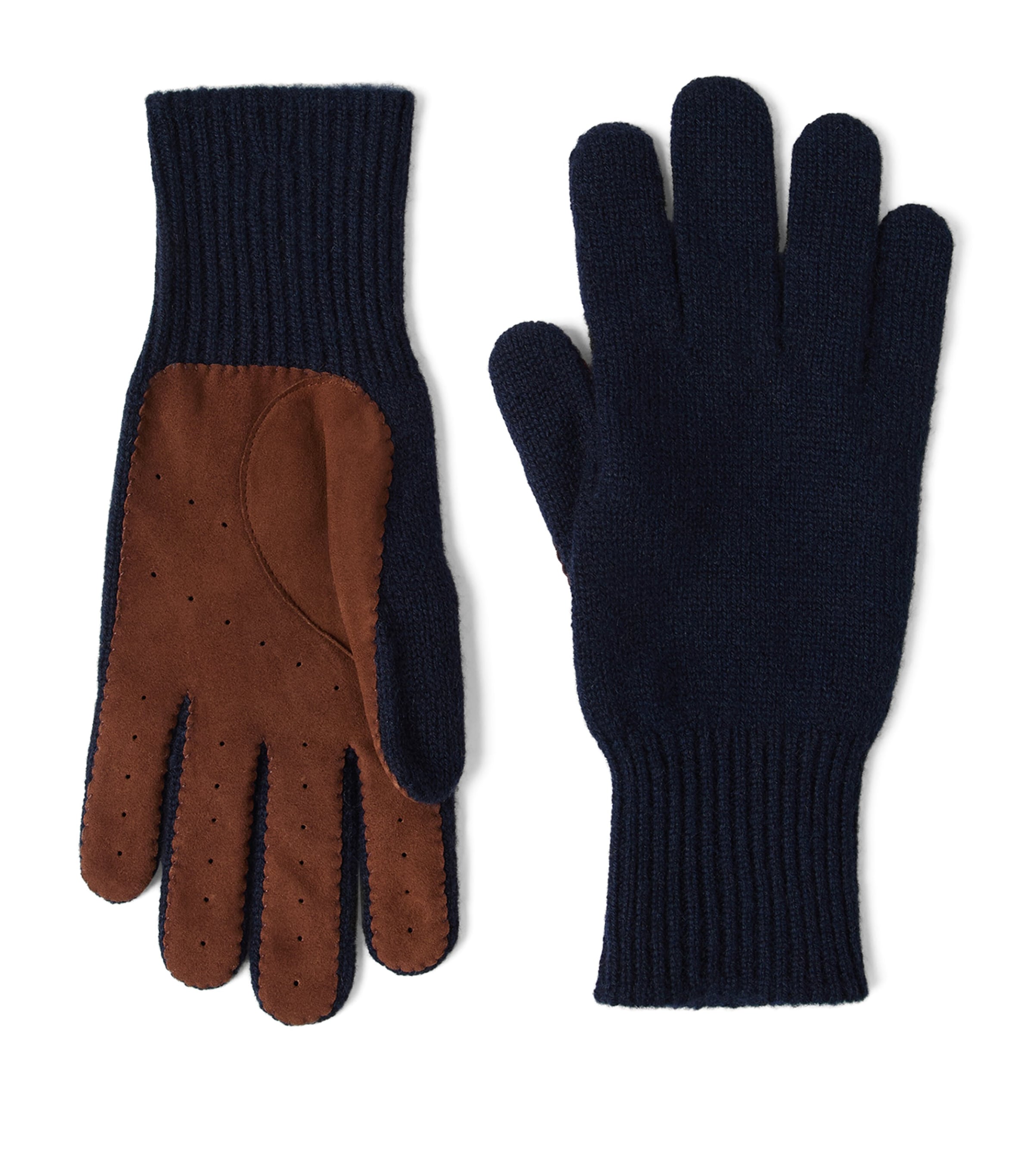 Brunello Cucinelli Cashmere-Suede Gloves Image 1