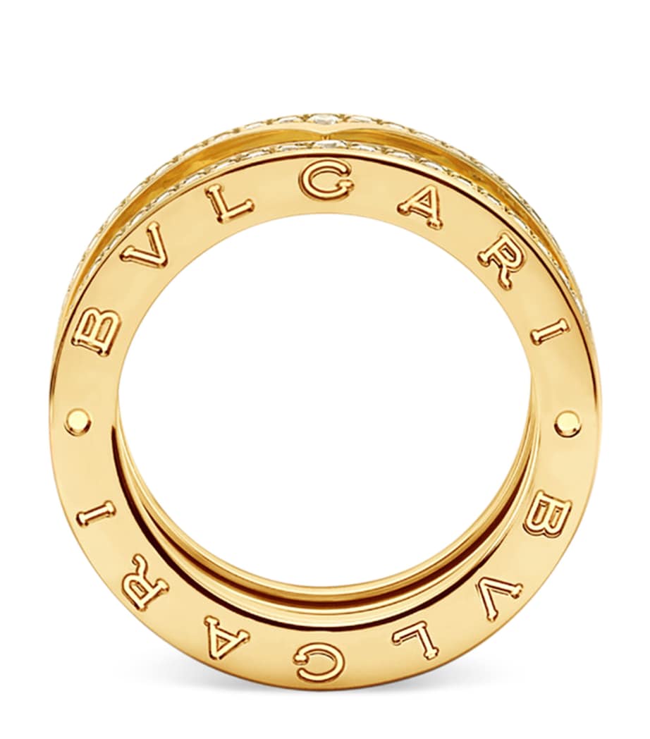 Yellow Gold and Diamond B.zero1 Rock One-Band Ring YELLOW GOLD Image 2