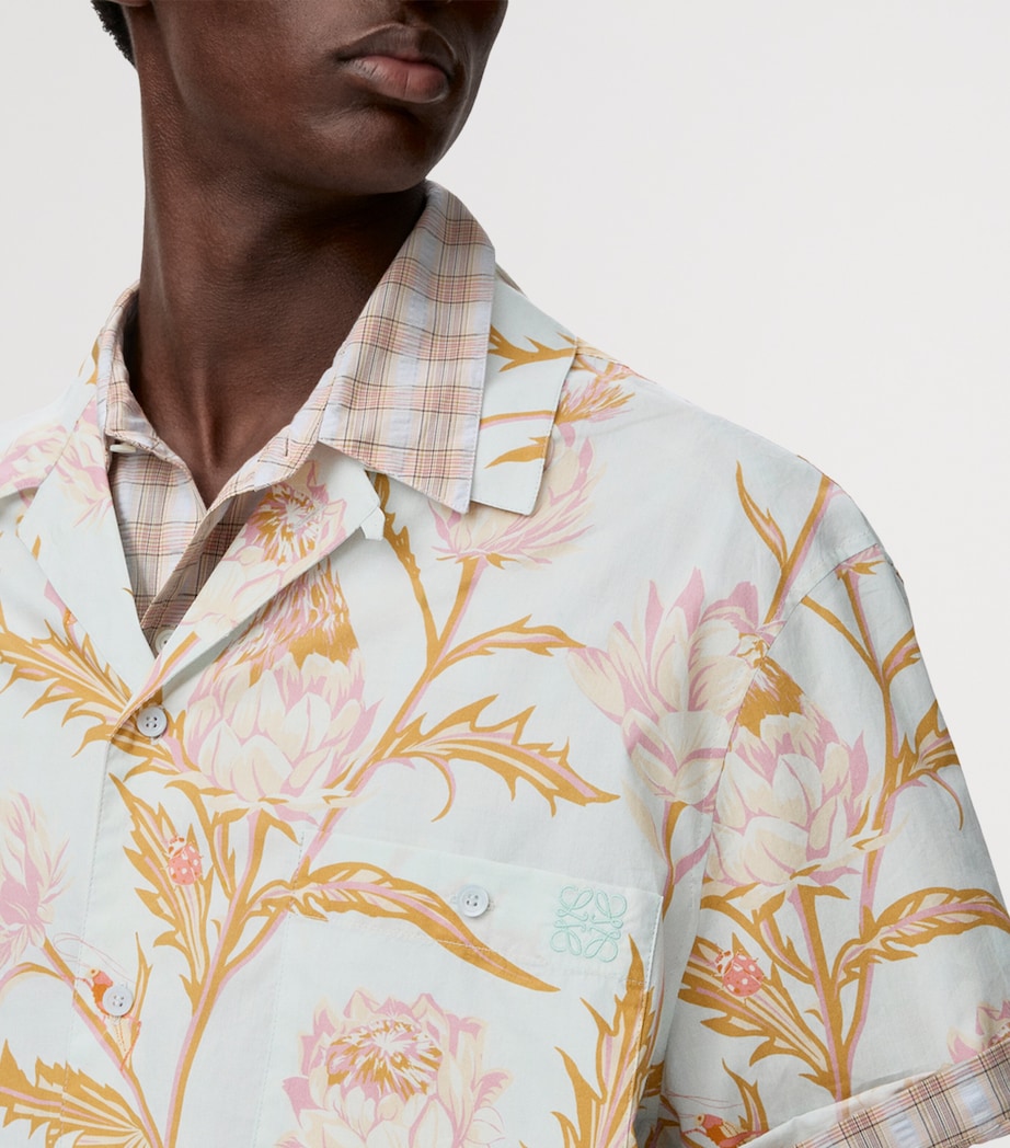 LOEWE Mens x Paula’s Ibiza Artichoke Shirt Light Blue/multicolo Image 5