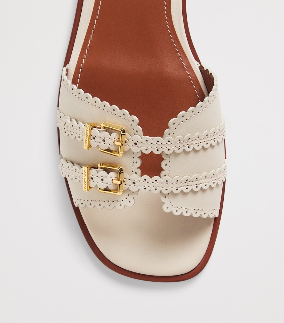 Leather Goldie Slides MACADAMIAMACA Image 5