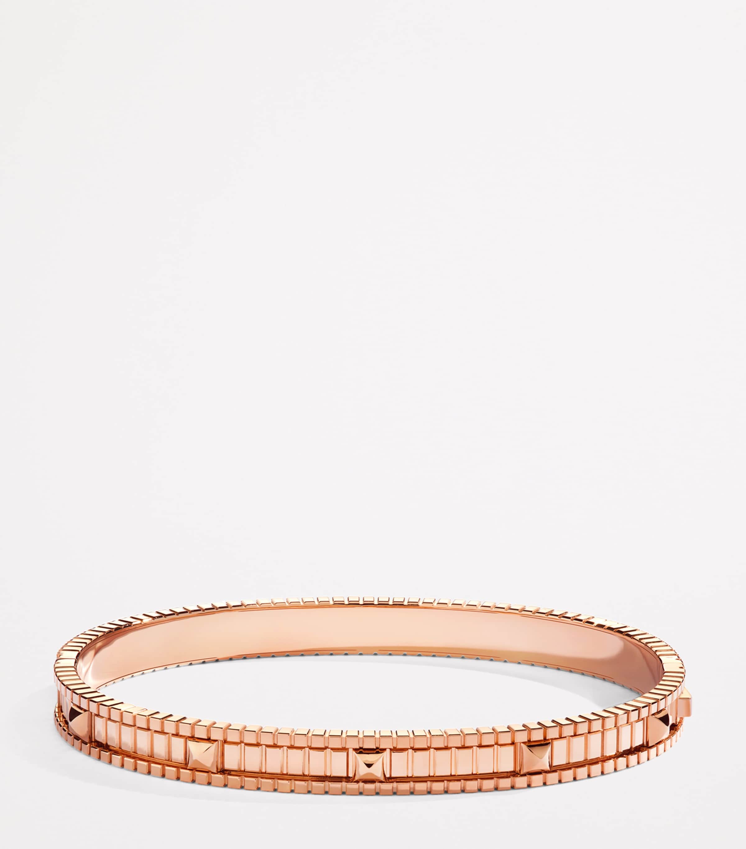 Rose Gold and Diamond LIFE Bangle ROSE GOLD Image 3