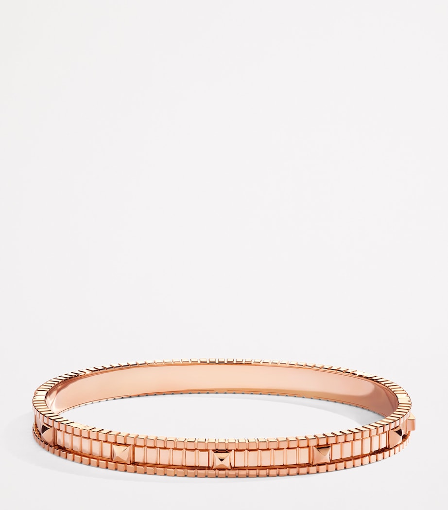 Rose Gold and Diamond LIFE Bangle ROSE GOLD Image 3