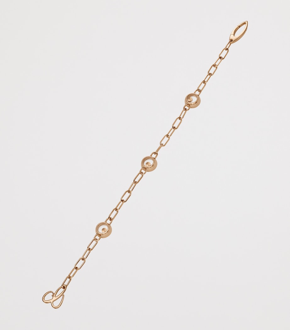 Rose Gold and Diamond Happy Diamonds Icons Bracelet 18K ROSE GOLD Image 3