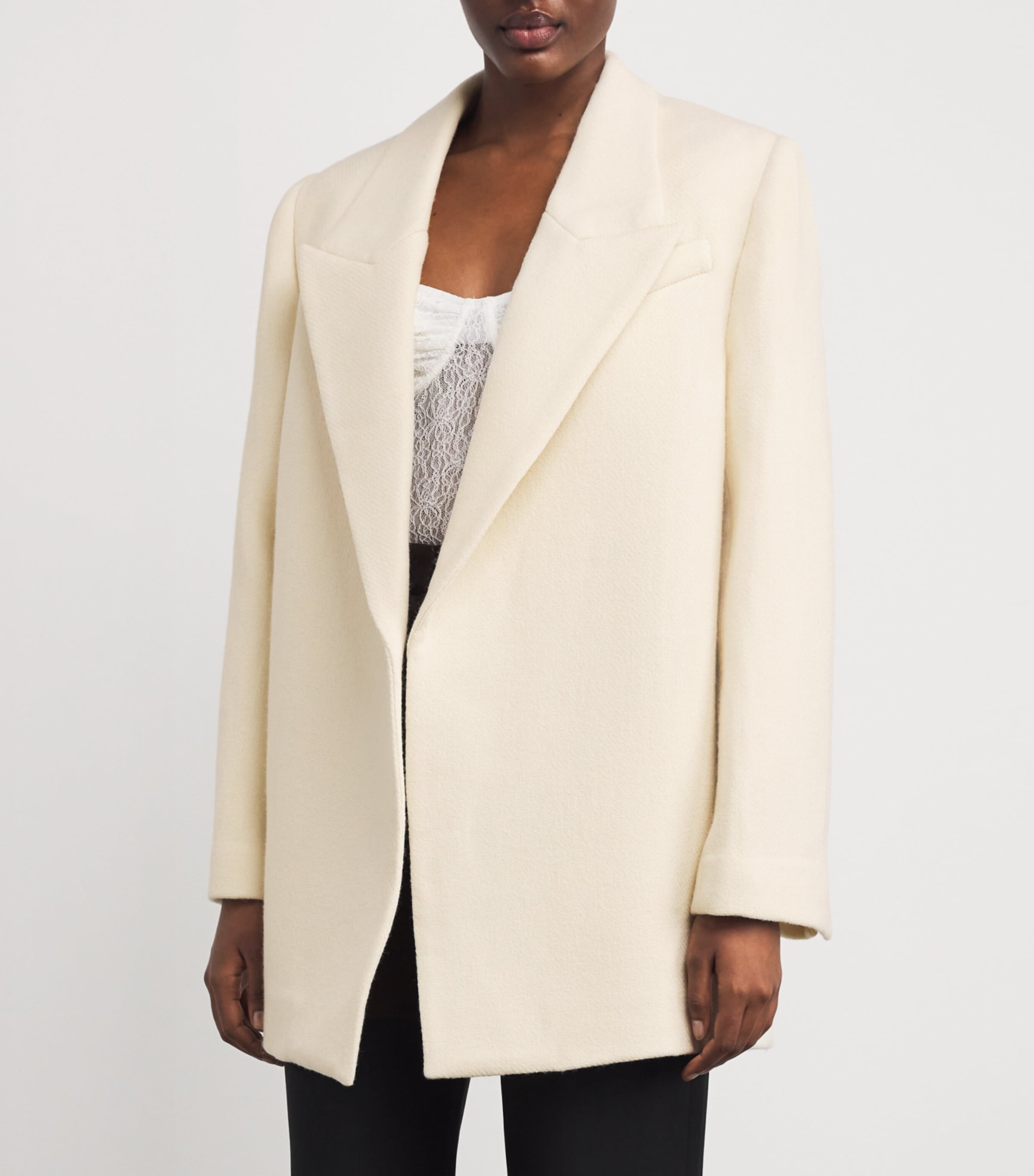 Wool Atrium Coat MCRM CREAM Image 3