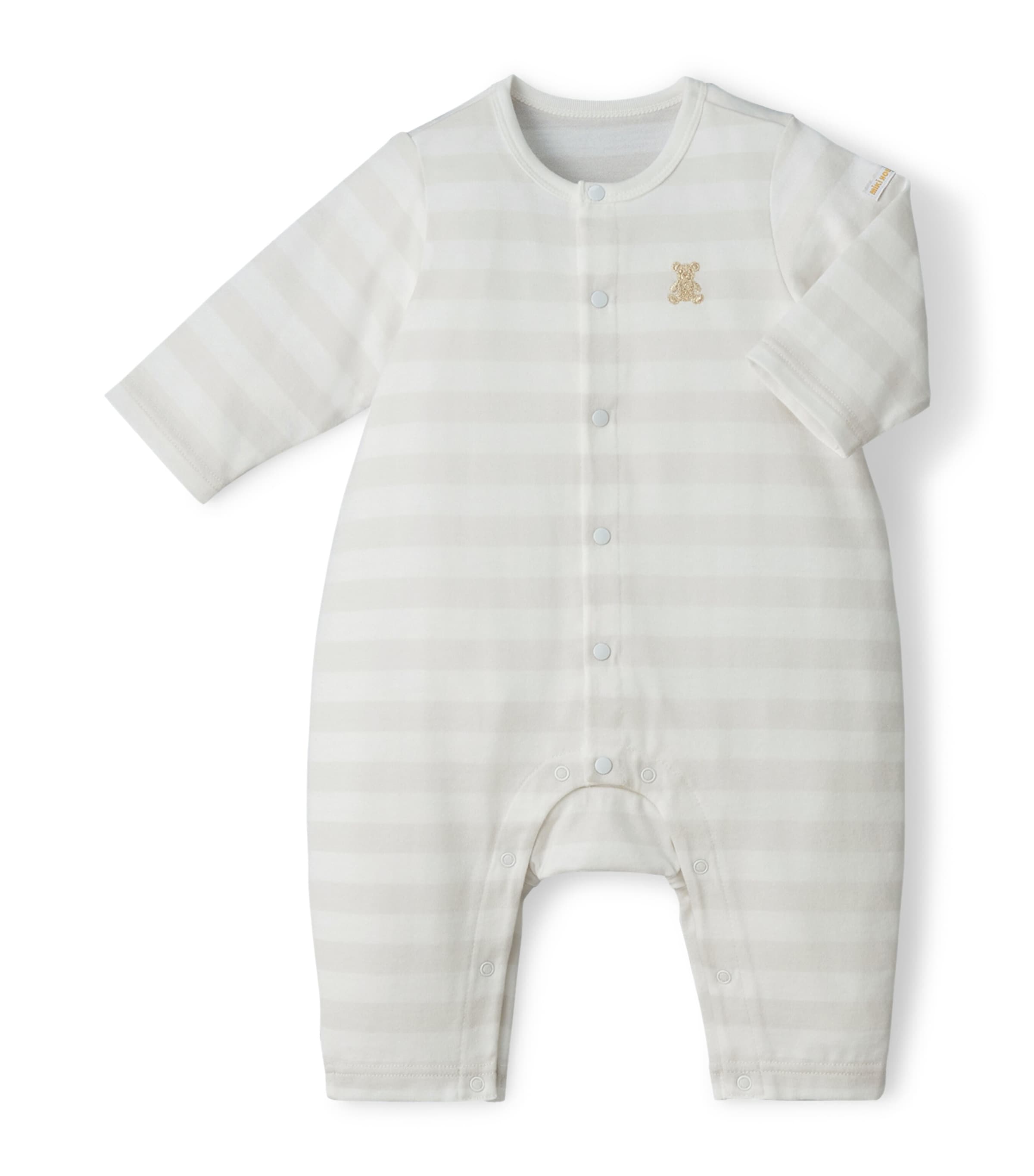 Miki House Cotton Stripe Playsuit (One Size) Image 1