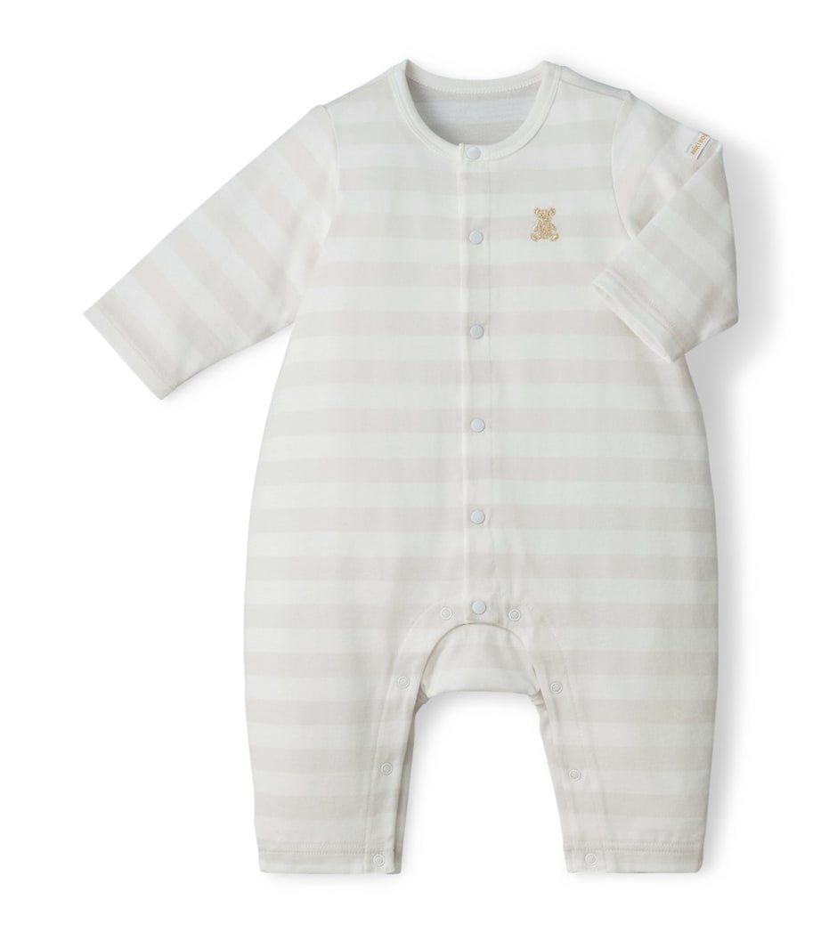 Miki House Cotton Stripe Playsuit (One Size) Image 1