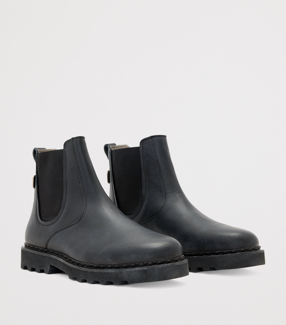 Skiff Boot Roei AllSaints Black Leather Skiff Chelsea Boots | Harrods HK