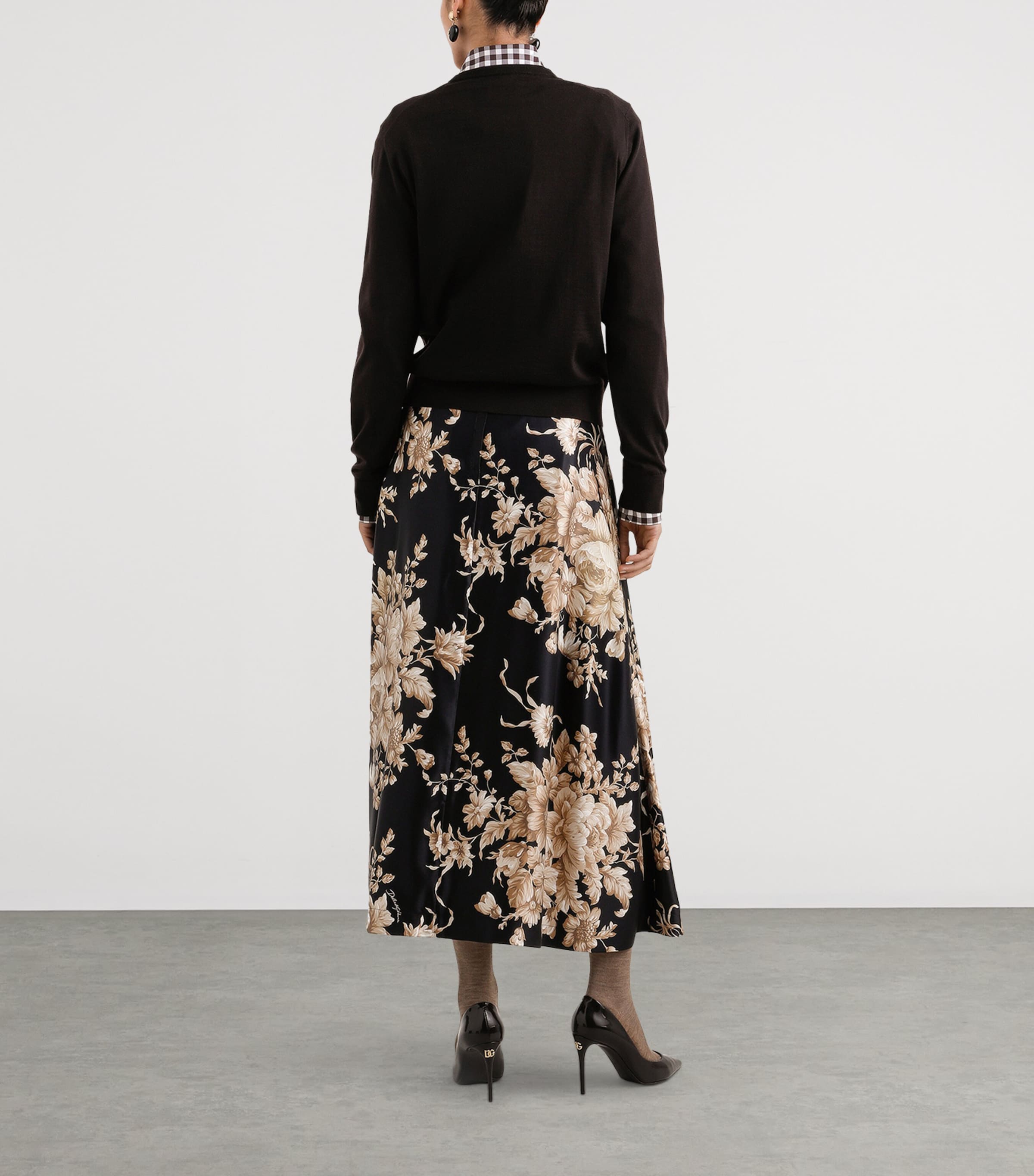 Cashmere Sweater M0682-EBONY Image 3