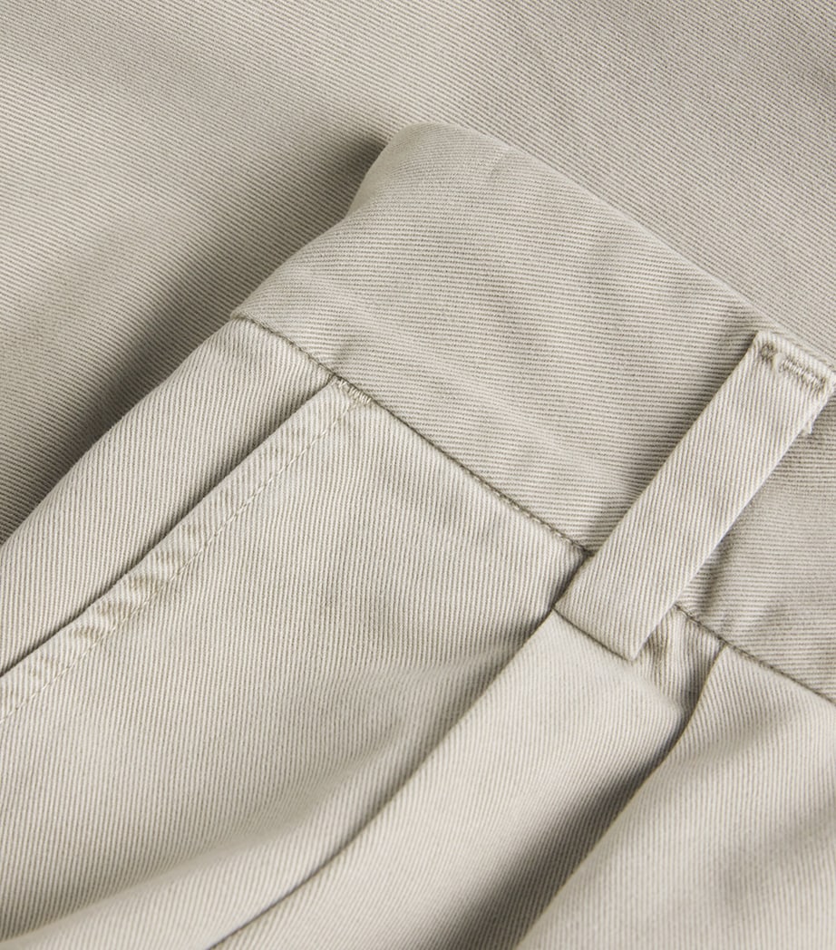 Cotton Pleated Slater Trousers WKR Image 5
