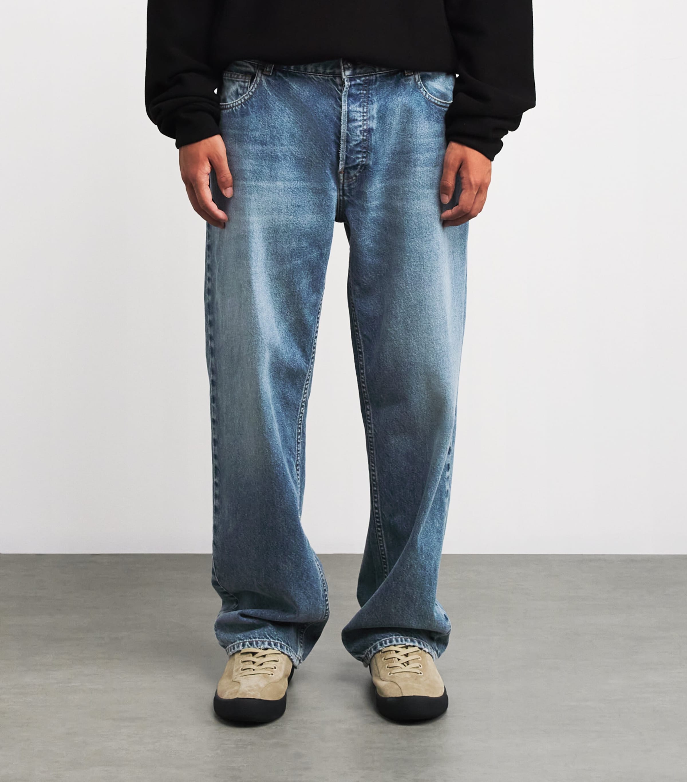 The Row Blue Ross Straight Jeans | Harrods US
