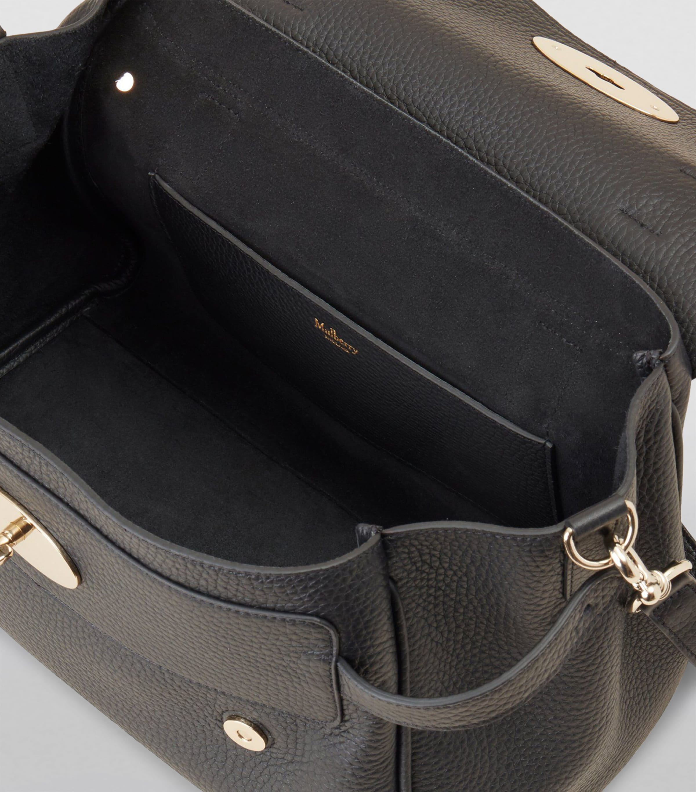 Leather Alexa Cross-Body Bag BLACK Image 4