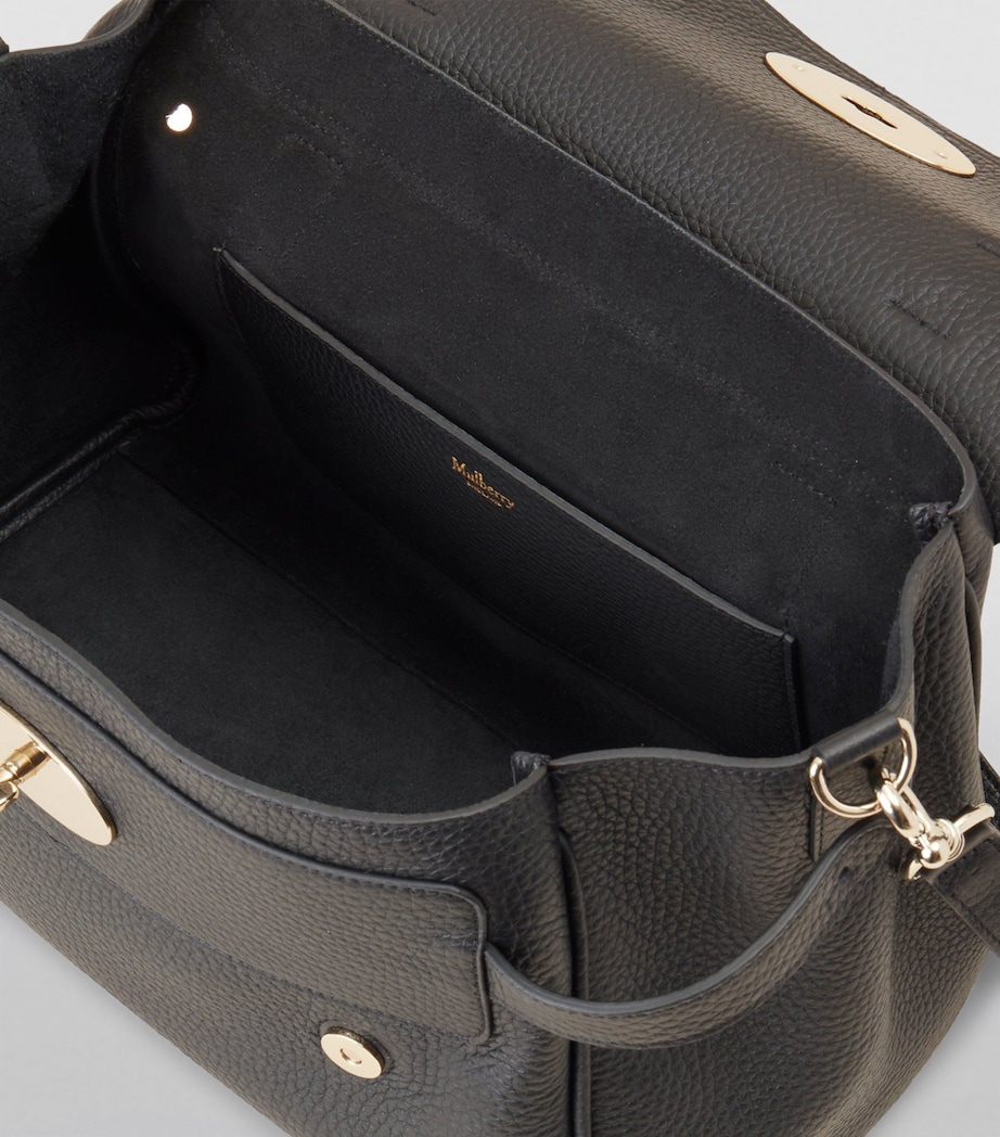 Leather Alexa Cross-Body Bag BLACK Image 4