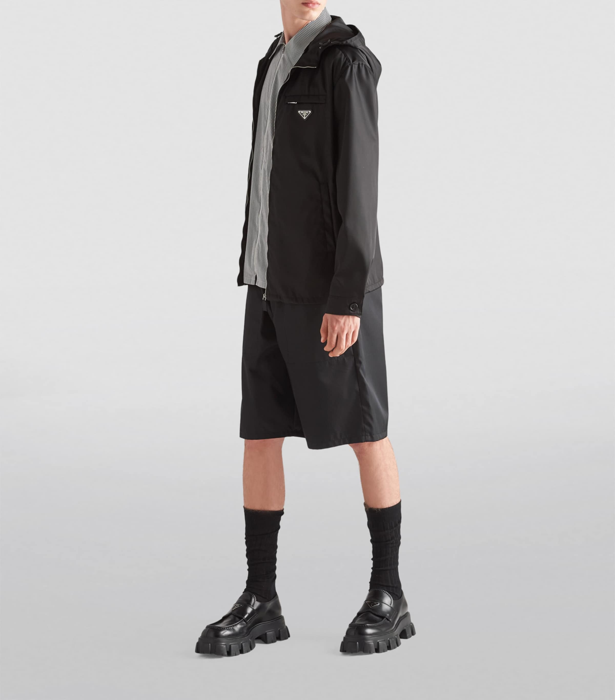 Re-Nylon Hooded Jacket F0002 Image 2