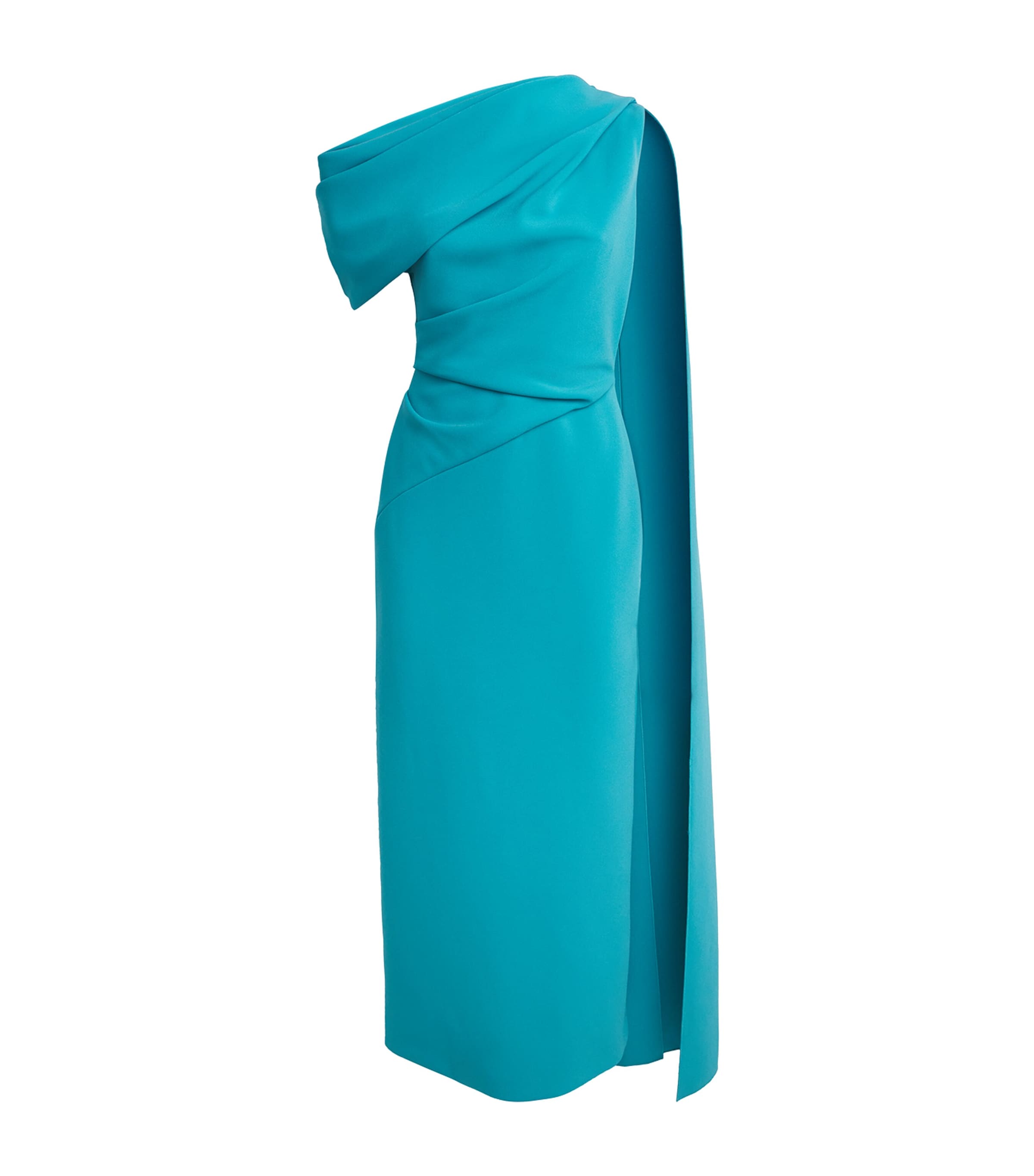 Roksanda Womens Draped Maite Midi Dress Azure Image 1