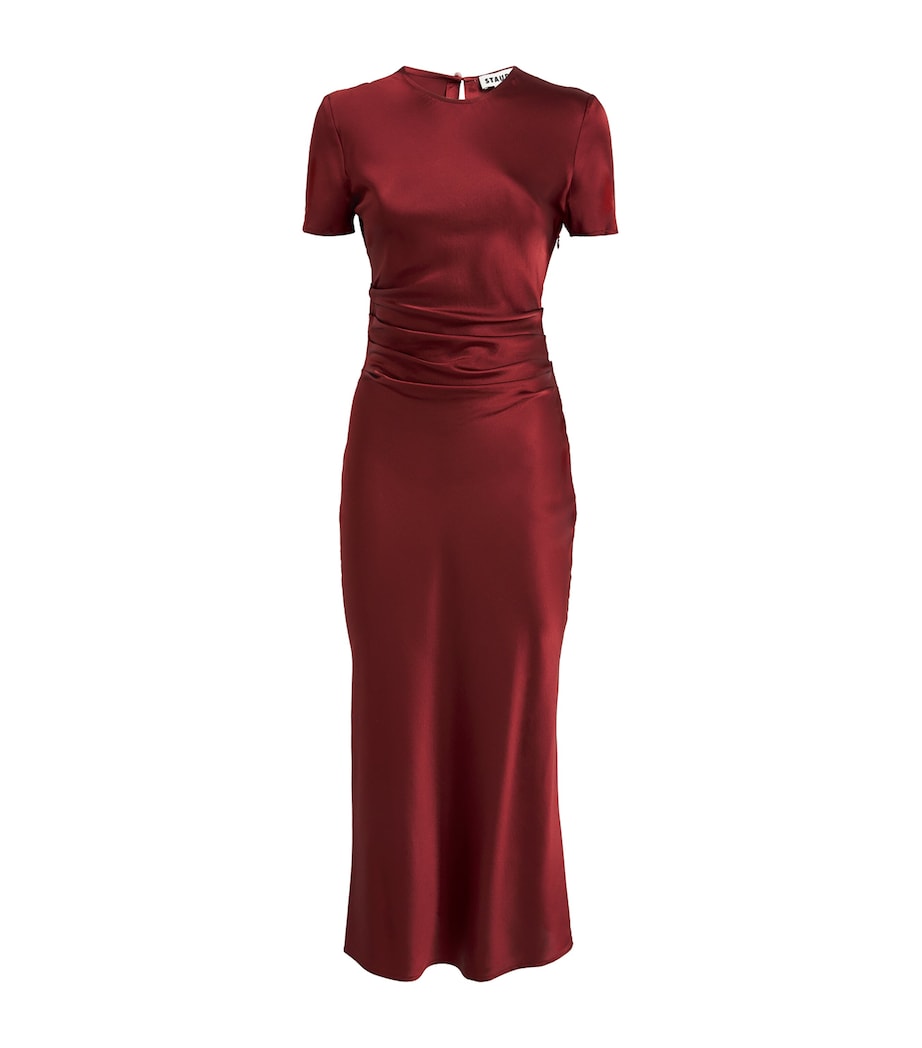 Stretch-Silk Marcel Midi Dress SANG SANGRIA Image 1