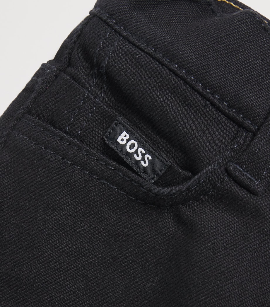 Stretch Cotton Jeans (6-18 Months) BLACK Image 4