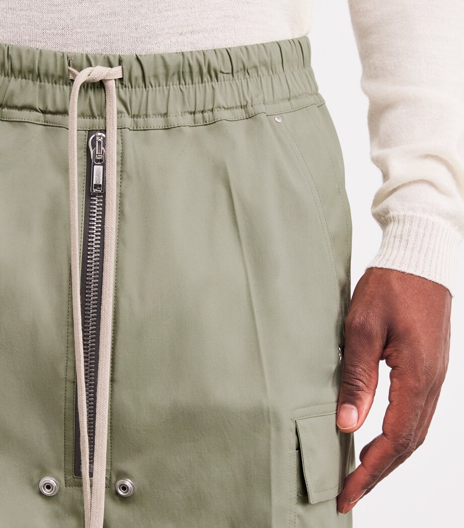 Stretch-Cotton Cargobela Shorts 15/CELADON Image 6
