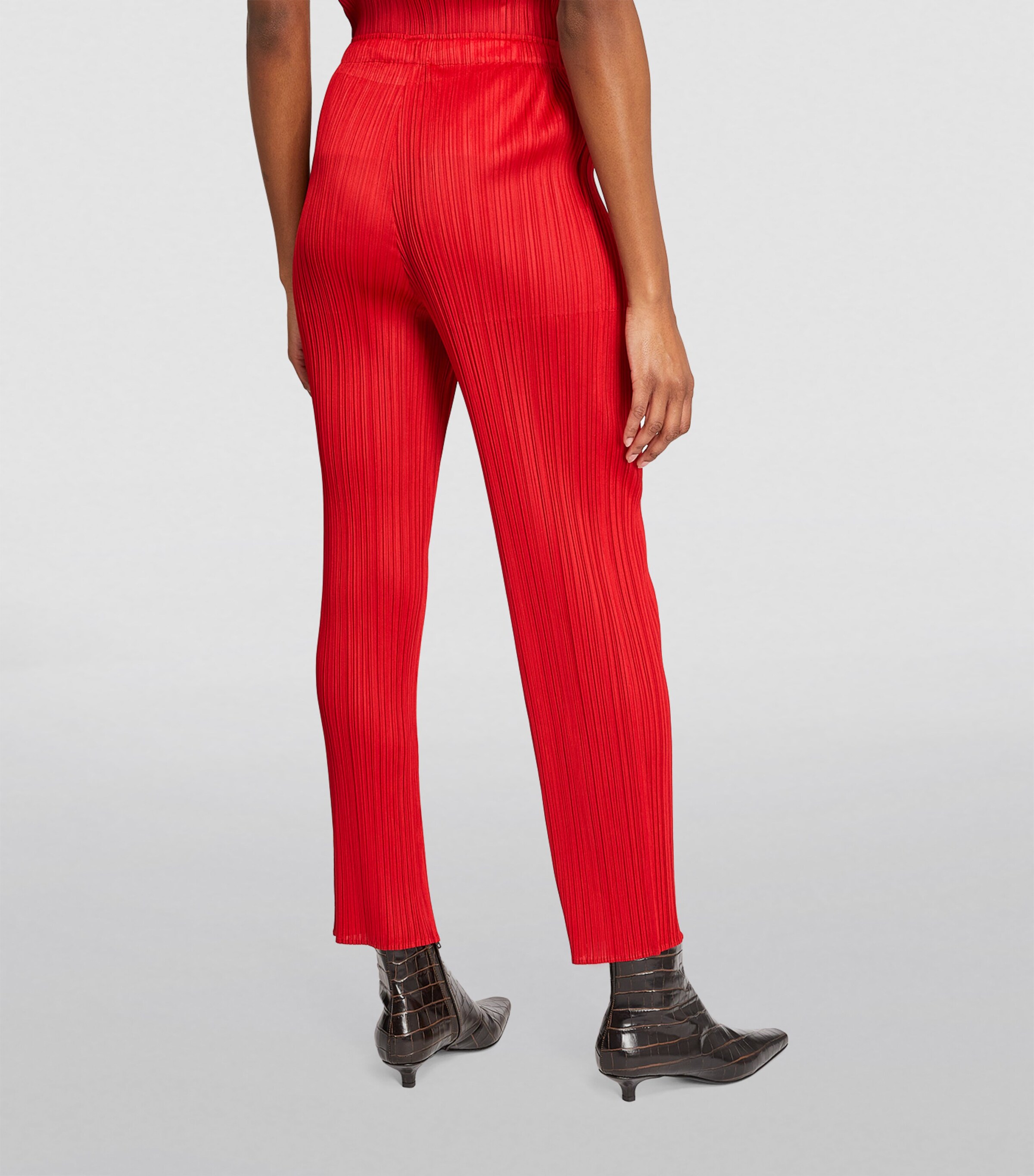 Pleats Please Issey Miyake Womens Basics Straight Trousers Image 4