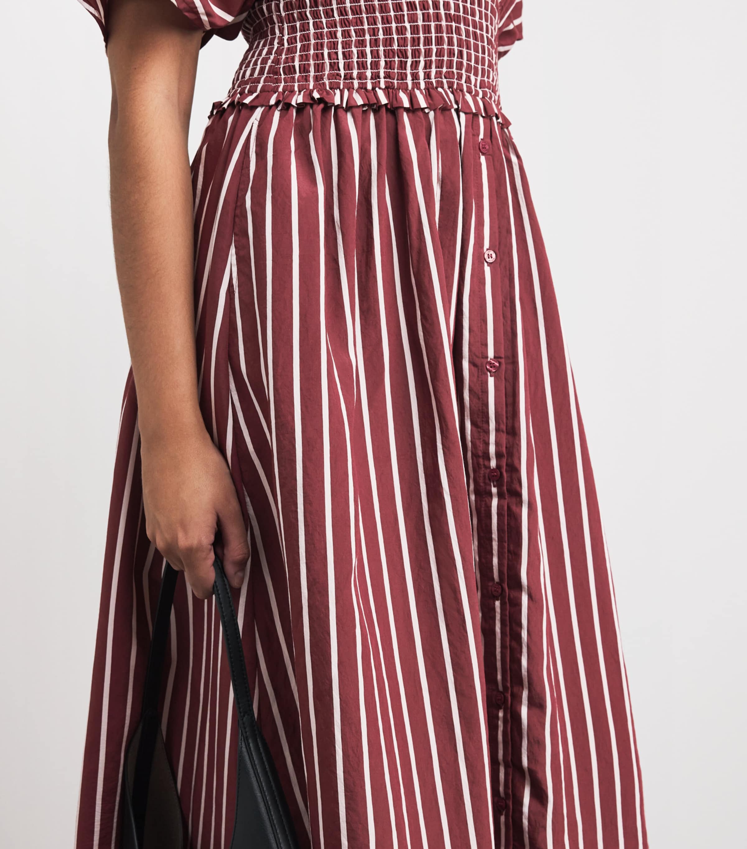 Claudie Pierlot Womens Stripe Wrap Dress Dual Color Image 5