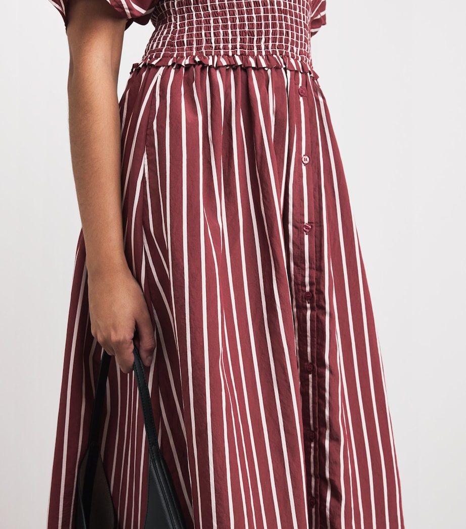 Claudie Pierlot Womens Stripe Wrap Dress Dual Color Image 5