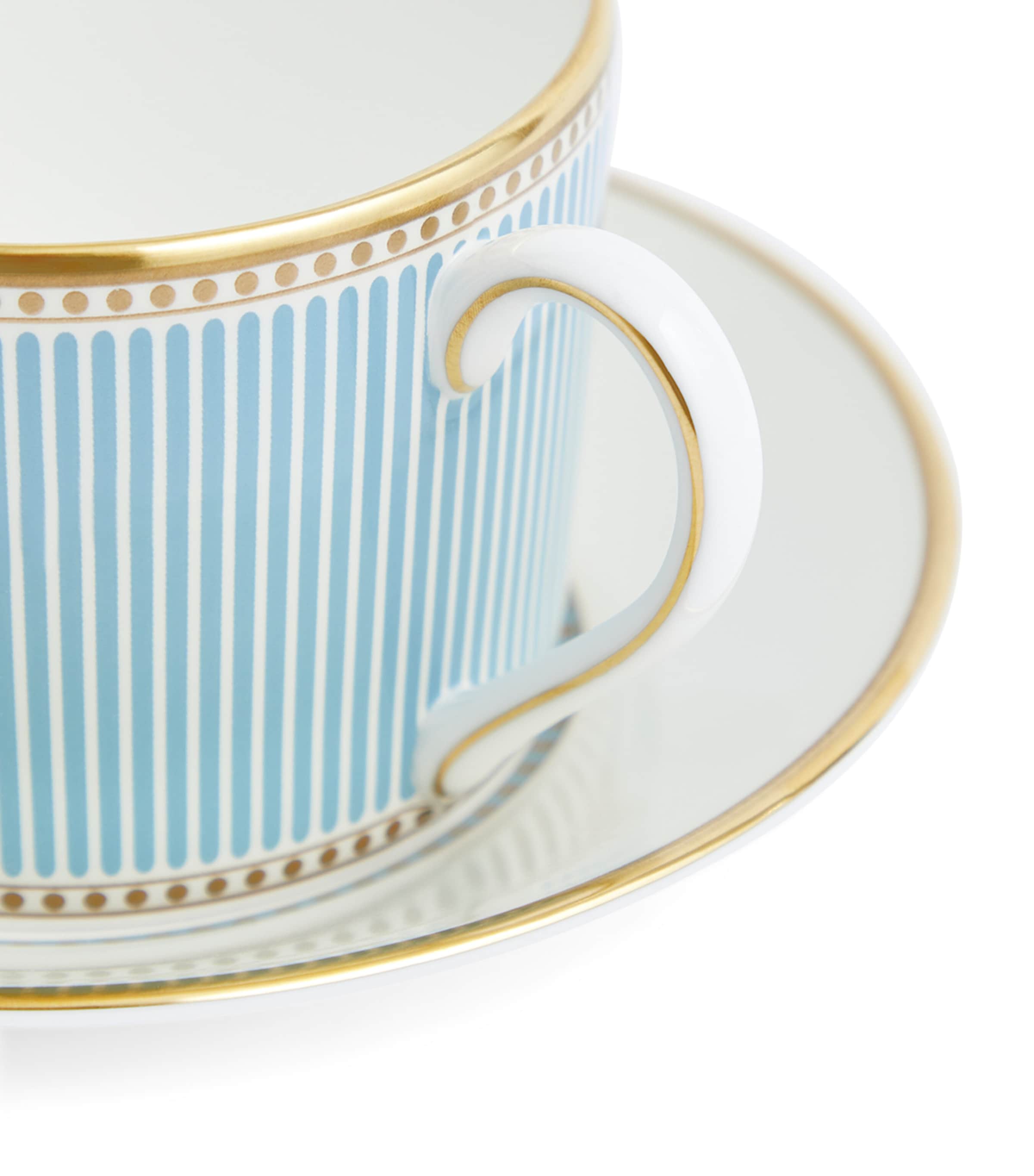 Bone China Helia Teacup and Saucer MULTI Image 3