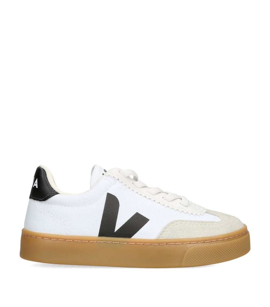 Canvas Volley Sneakers WHITE/BLK Image 1