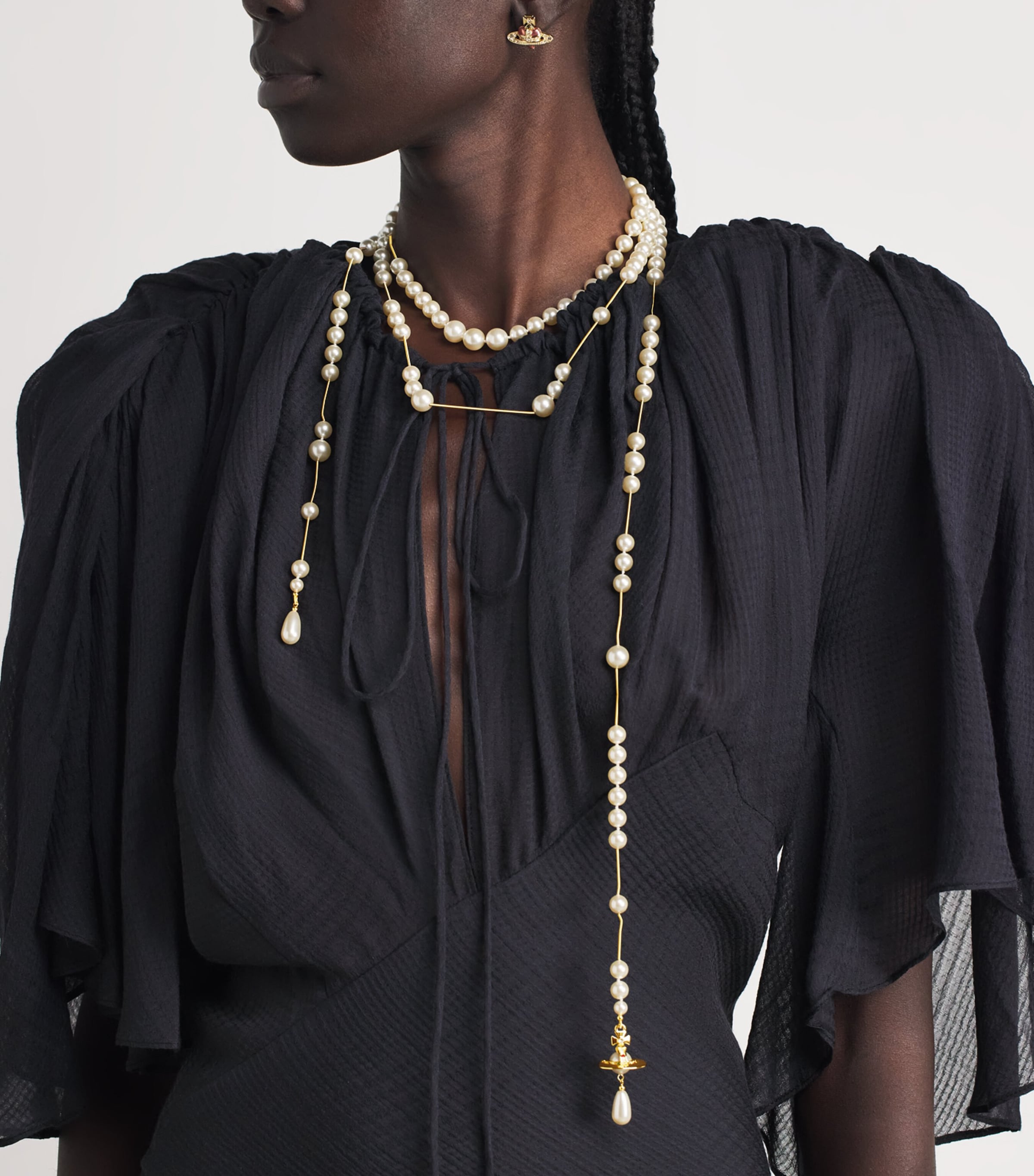 Vivienne Westwood Broken Pearl Necklace Image 2