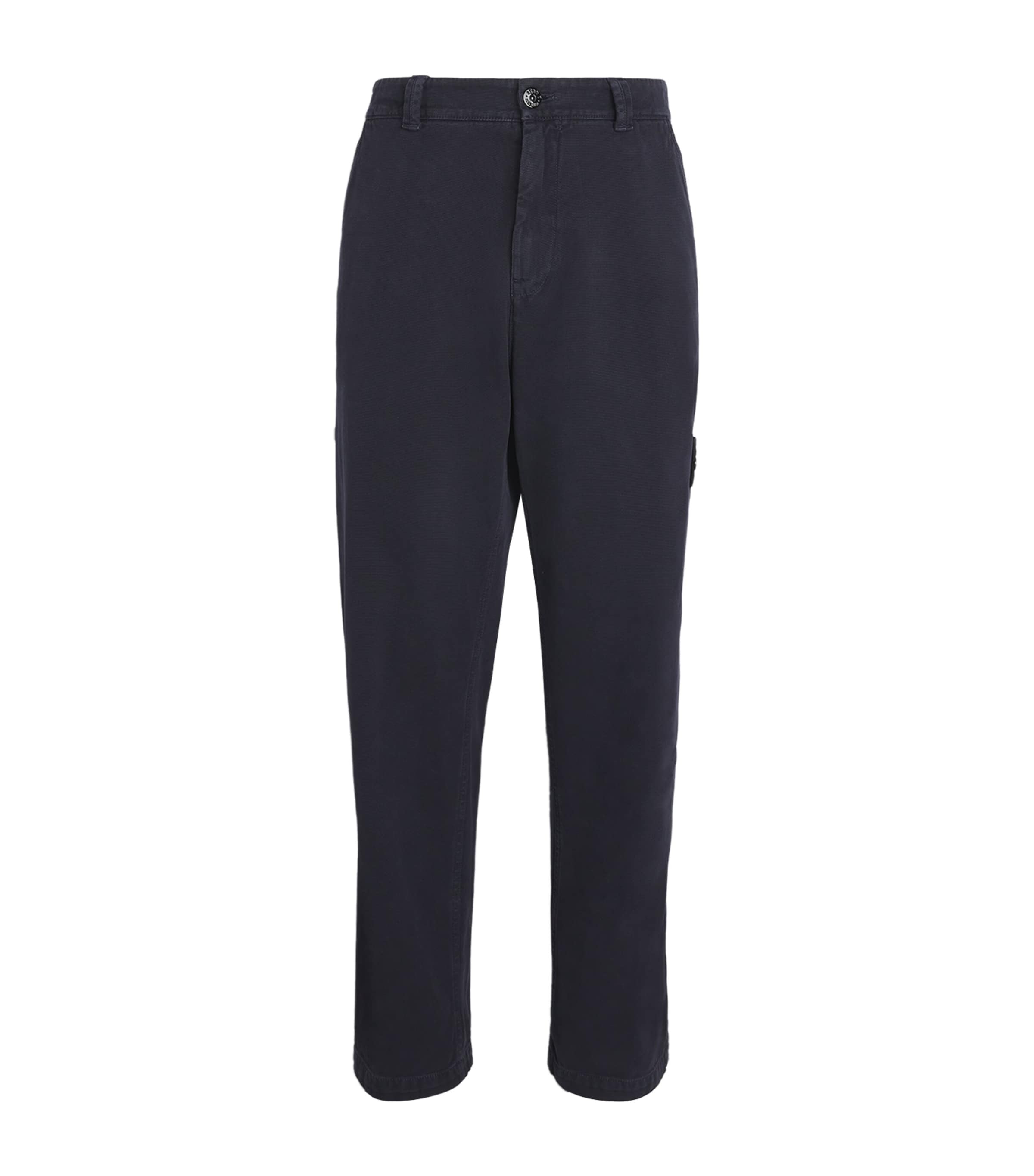Cotton Compass Straight Trousers V0126 Image 1