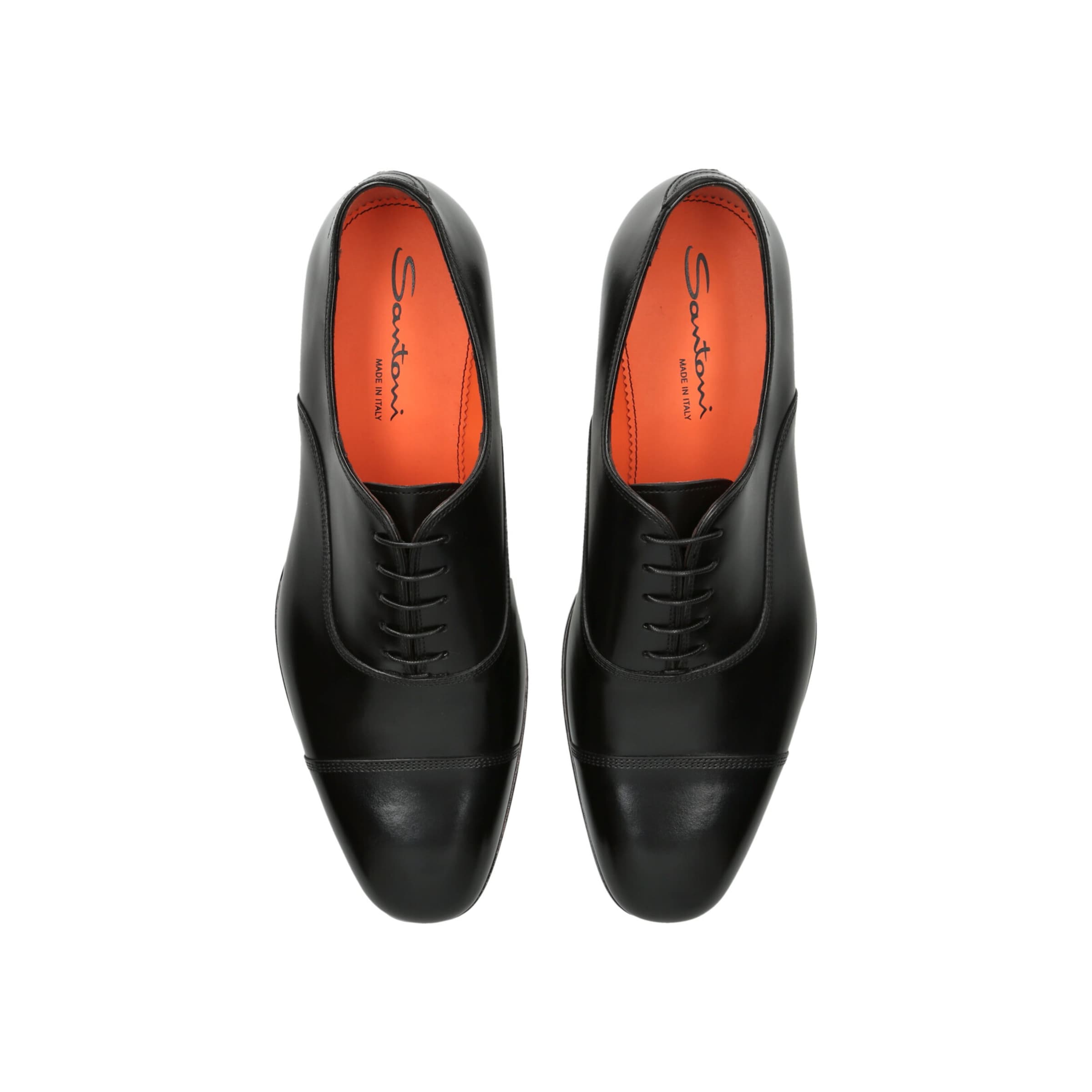 Leather Adrian Blake Oxford Shoes BLACK Image 4