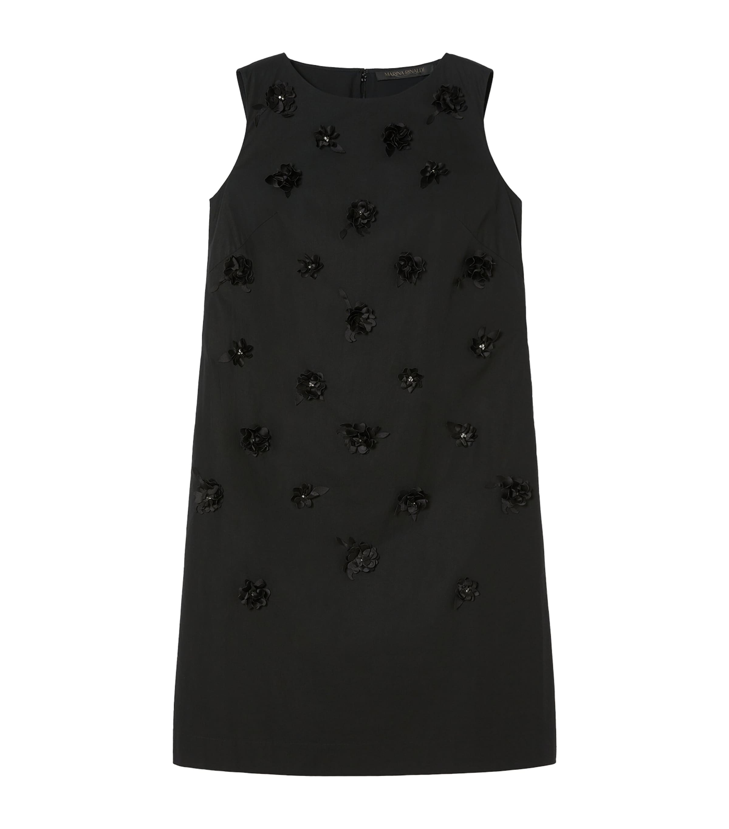 Poplin Bessica Midi Dress BLACK Image 1