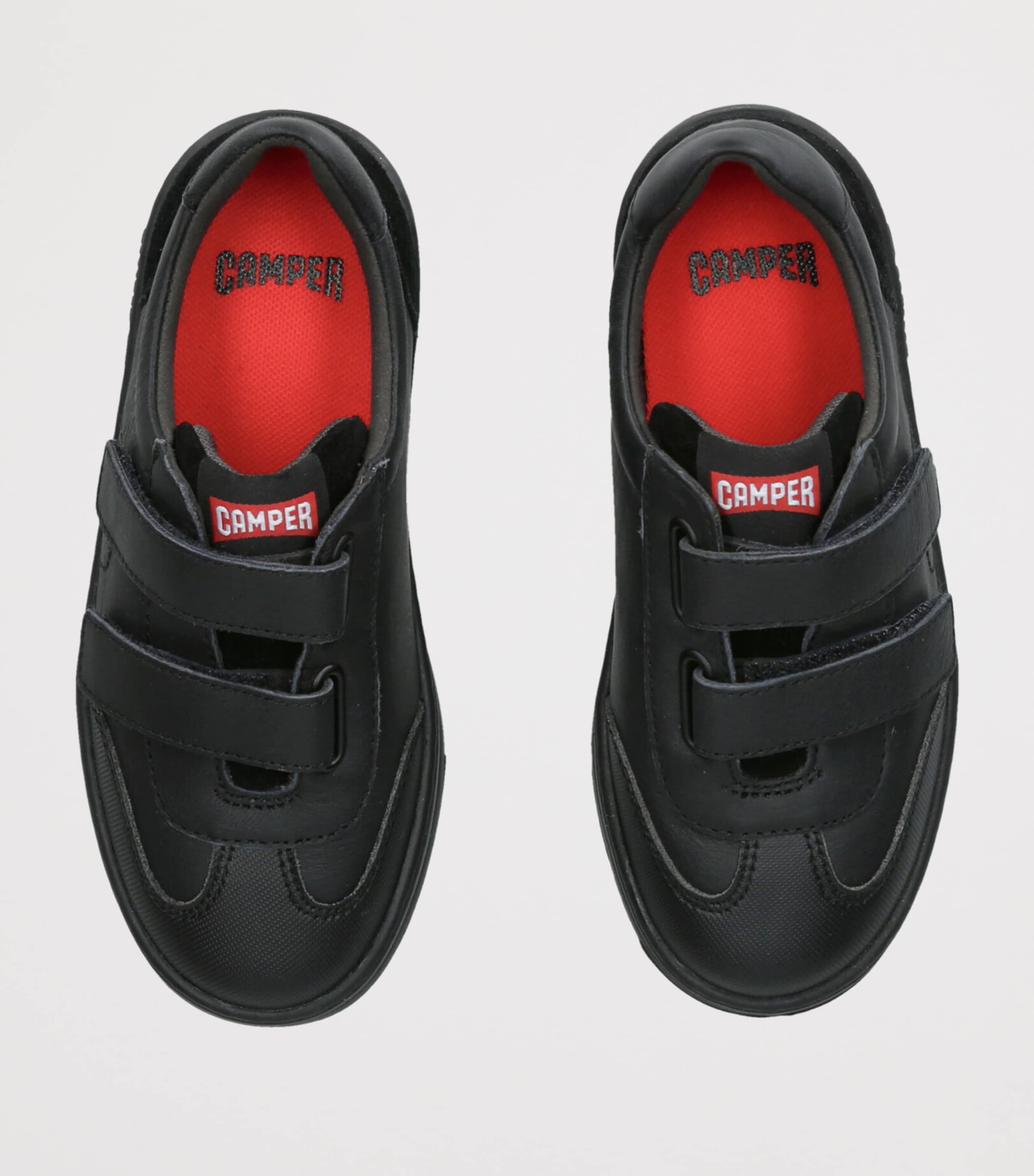 Camper Leather Pelotas School Shoes Black Image 3