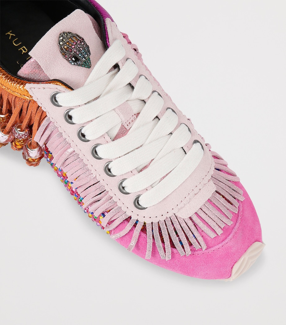 Kurt Geiger London Suede Fringe Islington Sneakers Mult/other Image 2