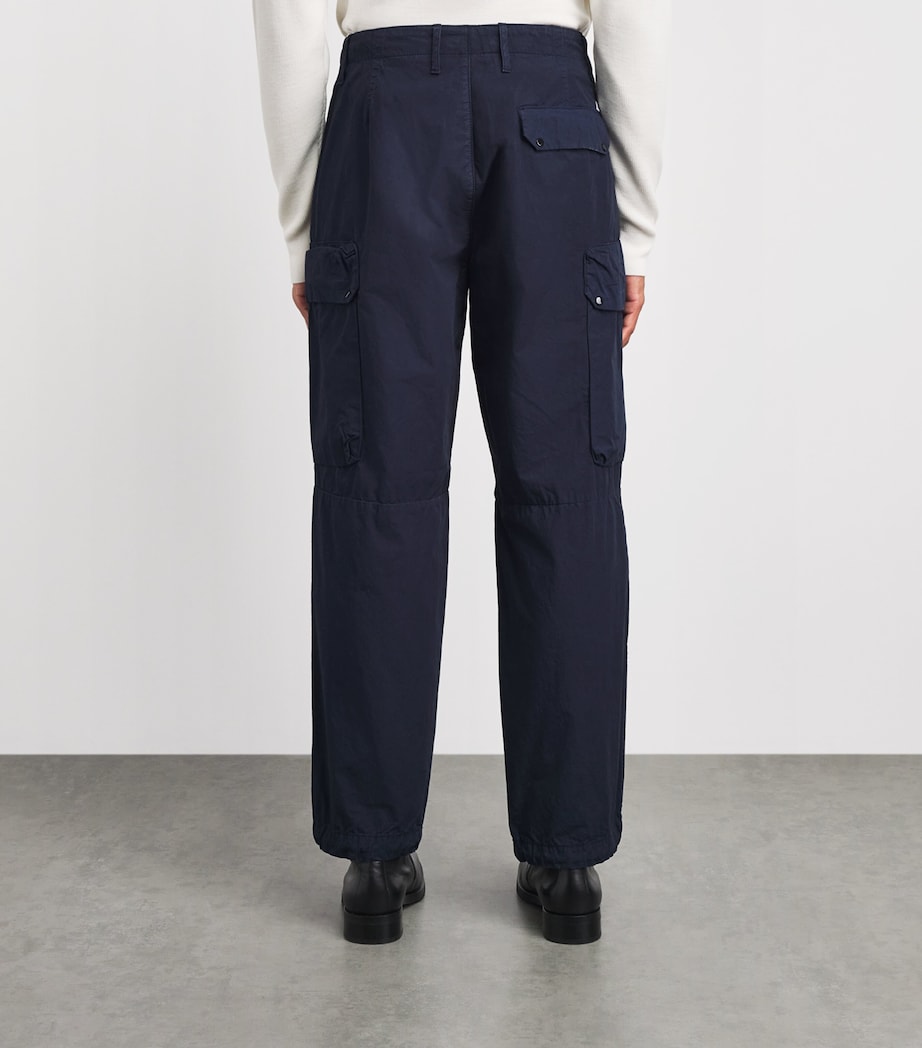 C.P. Company Mens Cotton Lens Cargo Trousers Midnight Navy Image 5