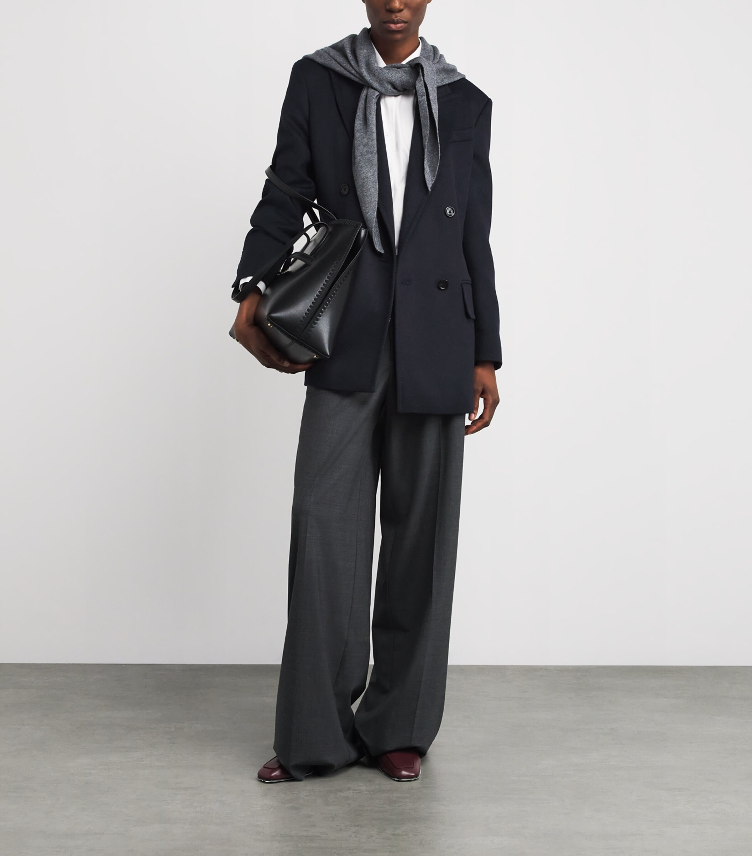 Camel Hair Double-Breasted Blazer ULTRAMARINE Image 2