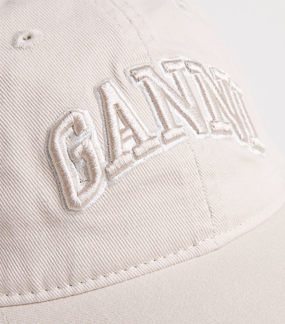 Organic Canvas Baseball Cap 135 EGRET Image 4